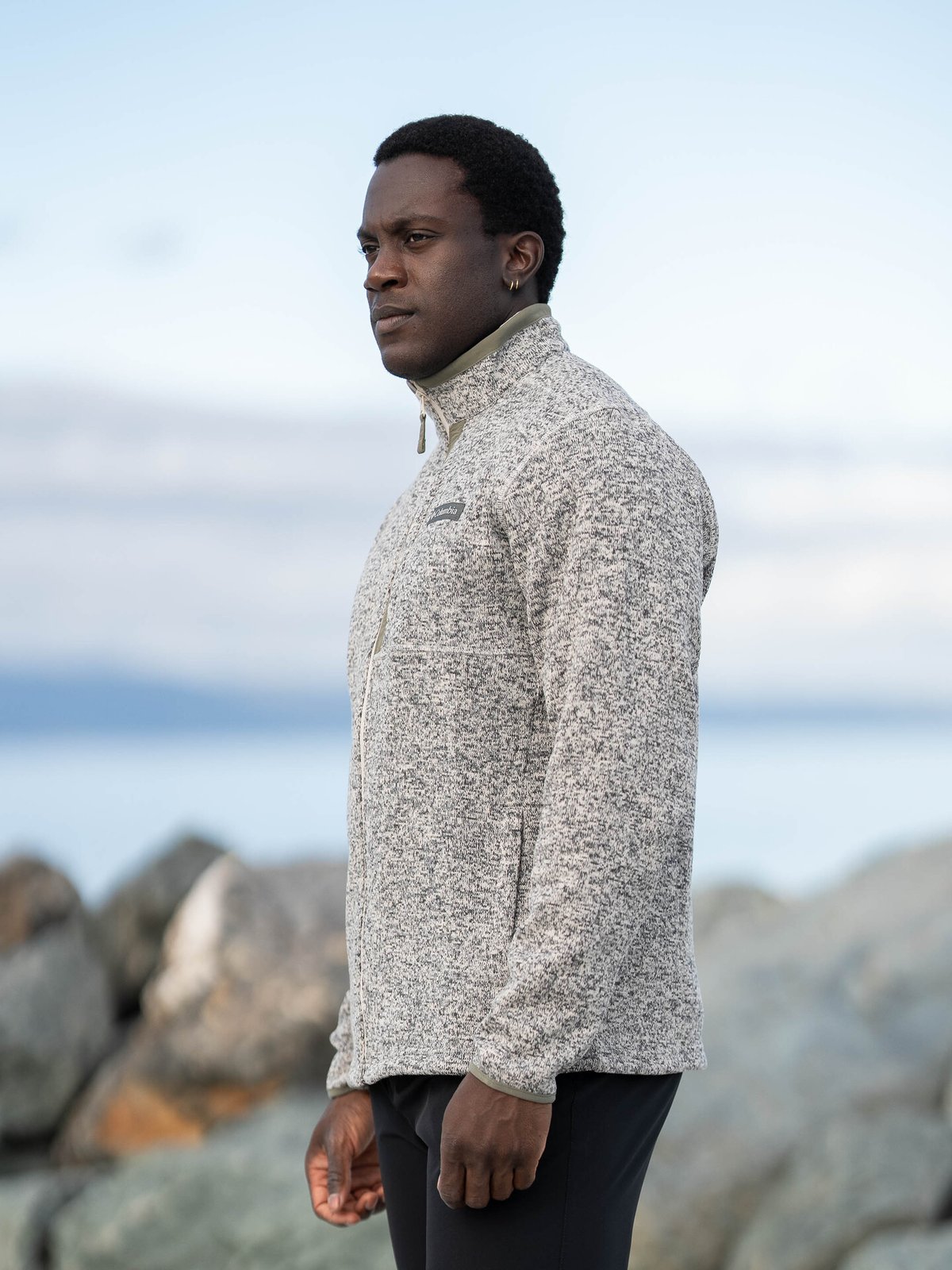 Columbia Sweater Weather Full Zip Dark Stone Heather