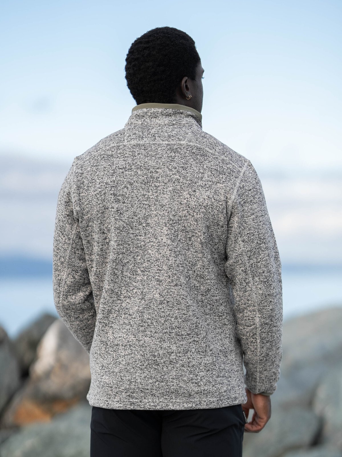 Columbia Sweater Weather Full Zip Dark Stone Heather
