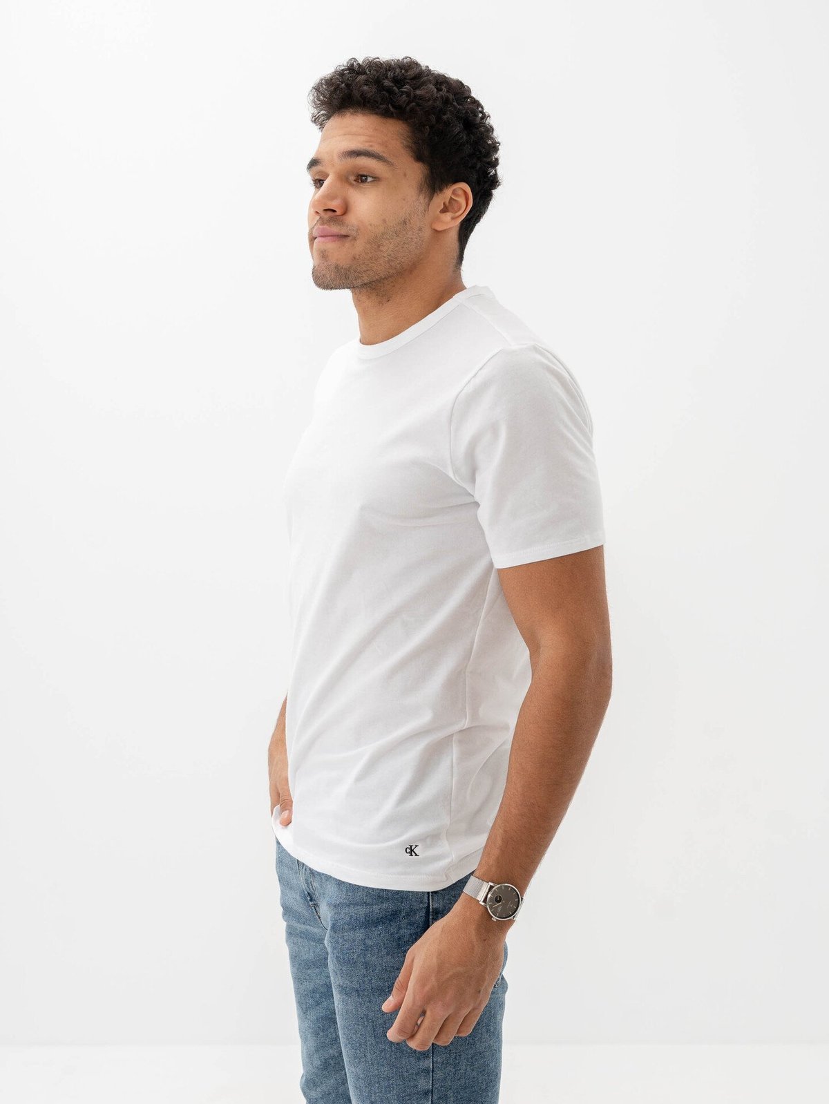 Calvin Klein Short Sleeve Crew Neck 3 pack White/White/White