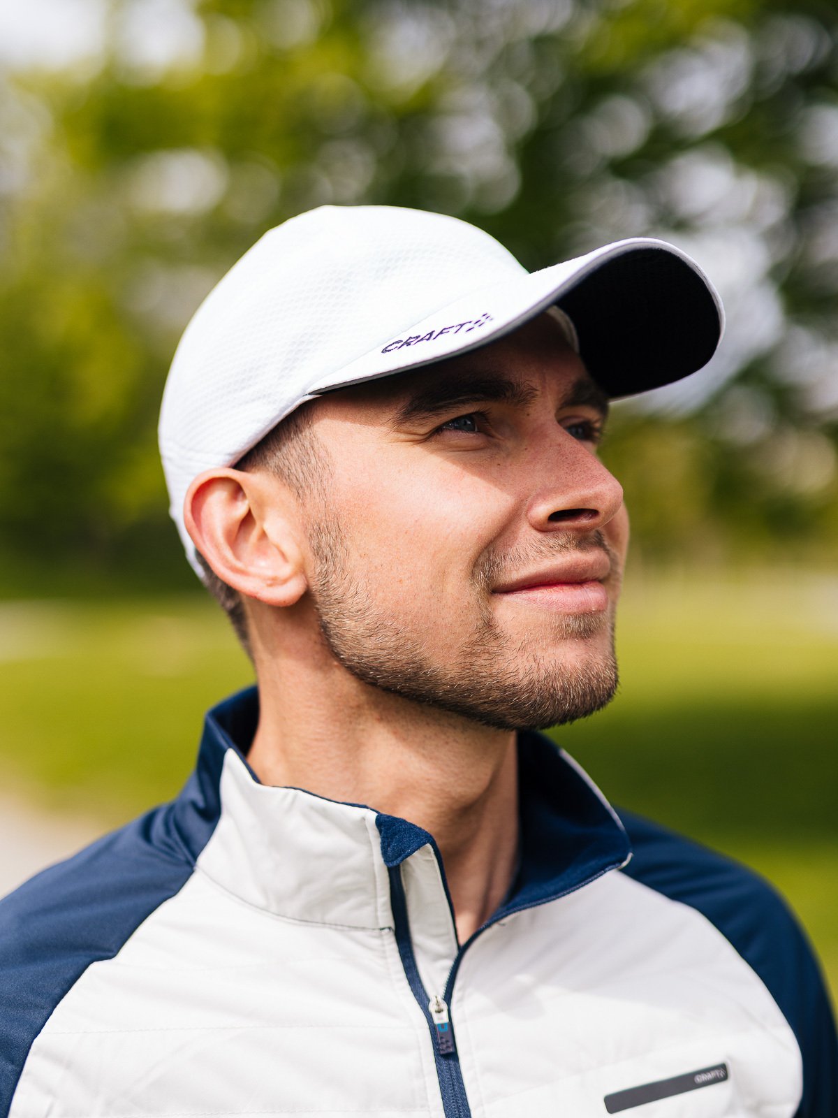 Craft Running Cap White