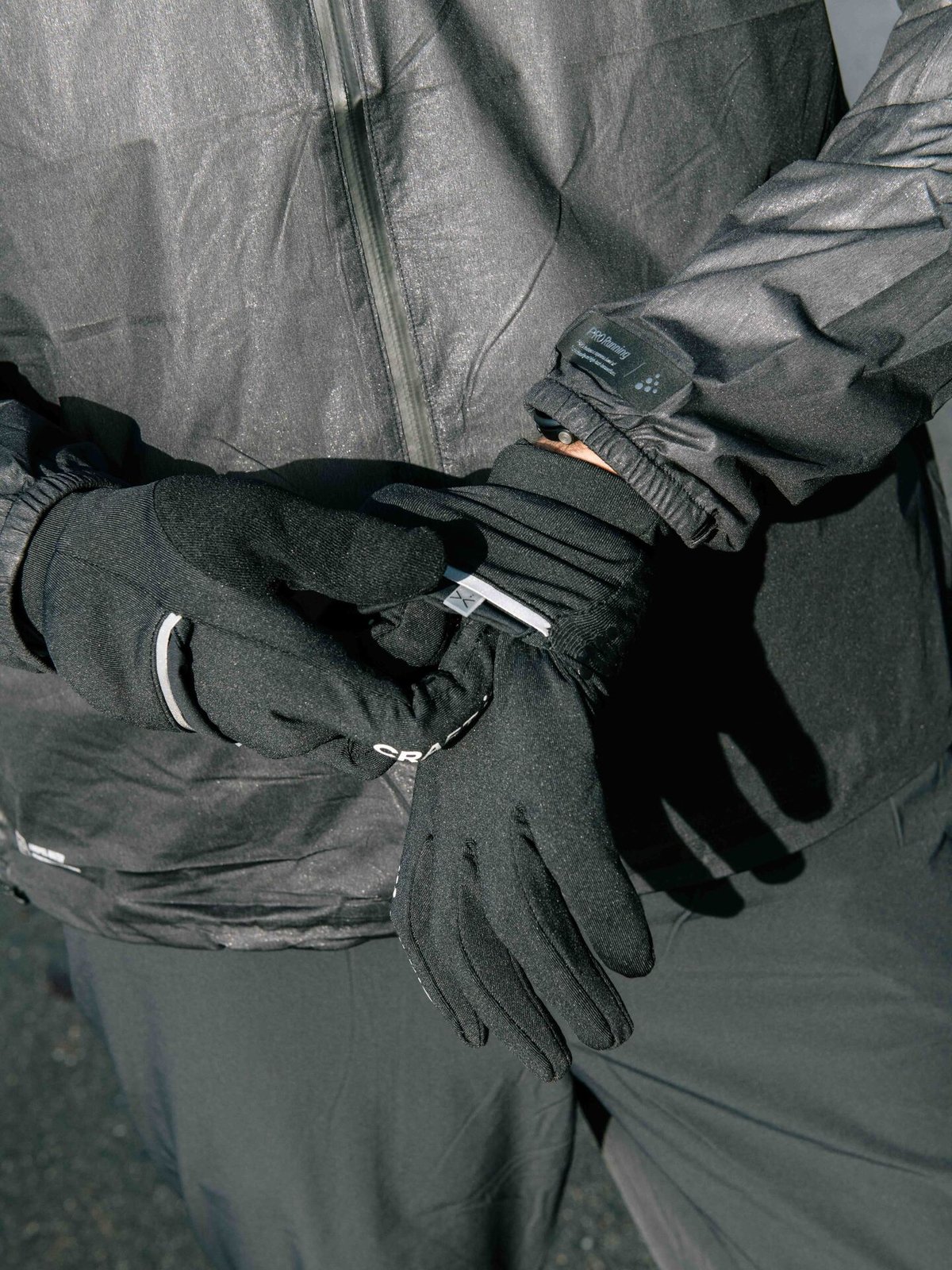 Craft Hybrid Weather Glove Black