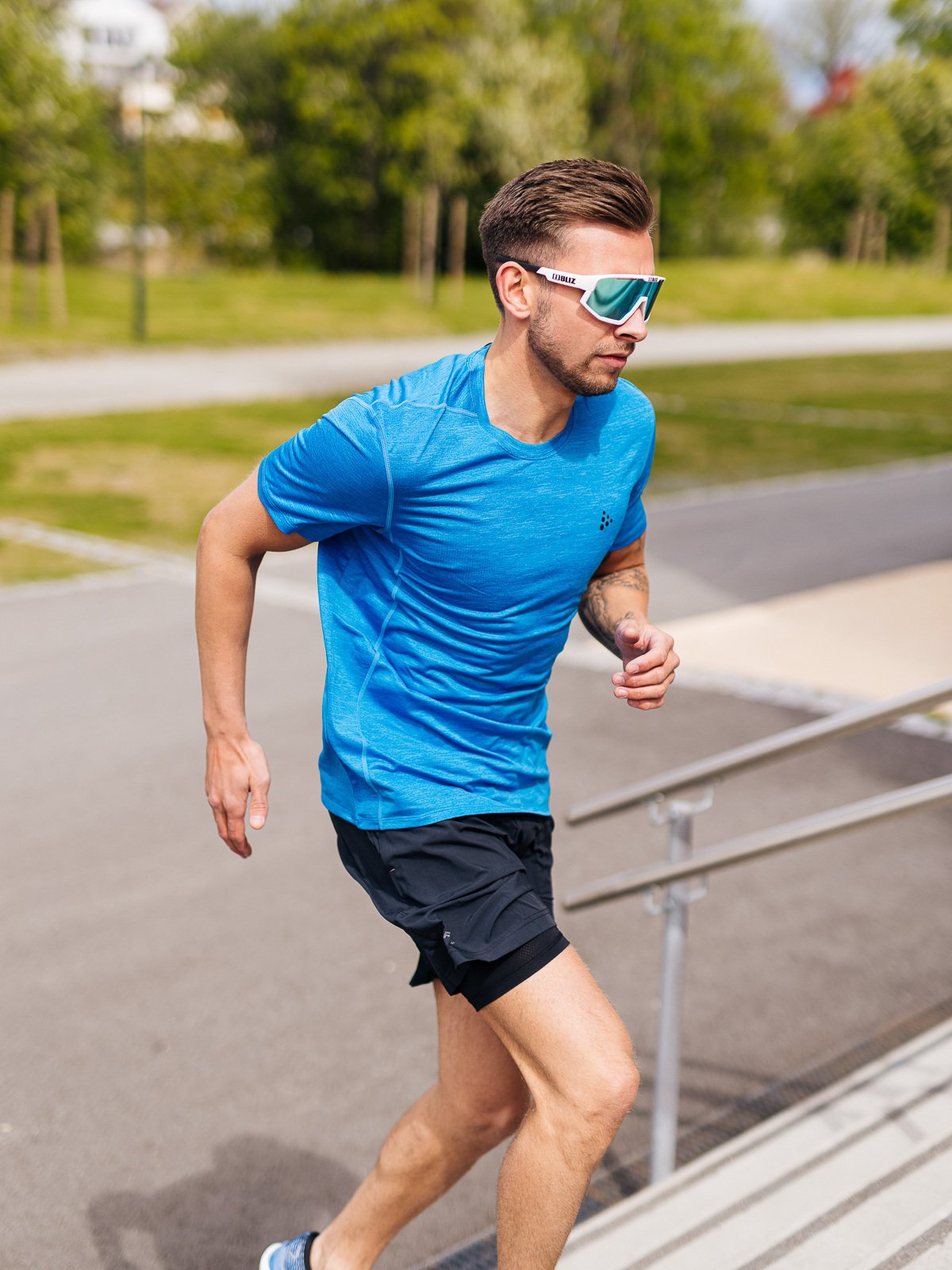 Craft Adv Charge Melange Short Sleeve Tee Man Sarek-Melange