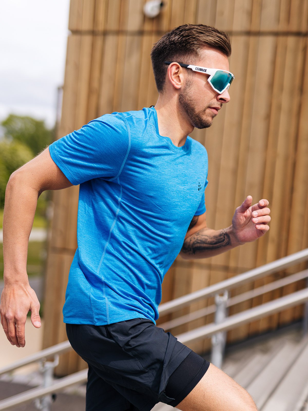 Craft Adv Charge Melange Short Sleeve Tee Man Sarek-Melange
