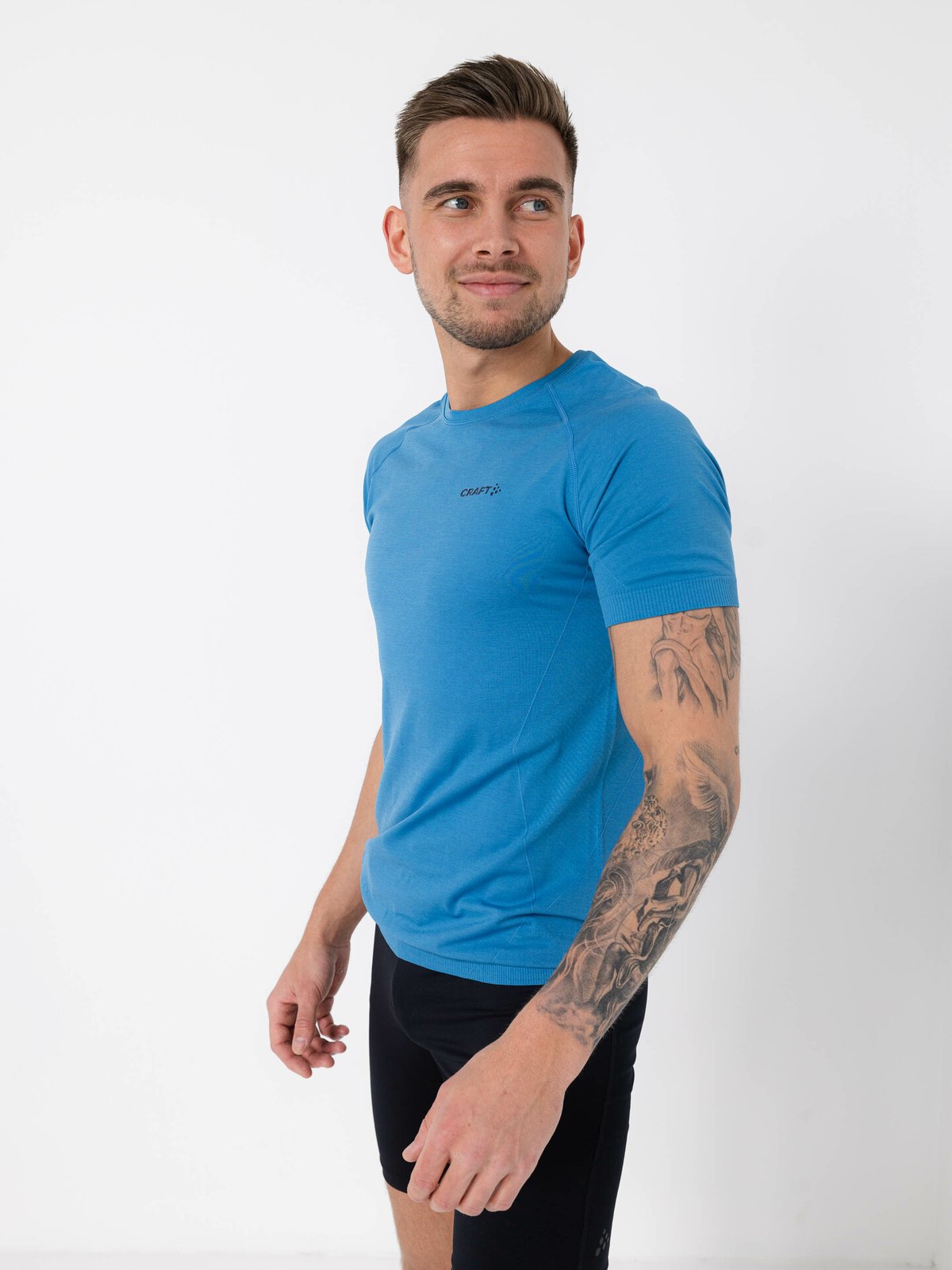 Craft Core Dry Active Comfort Short Sleeve M Blue