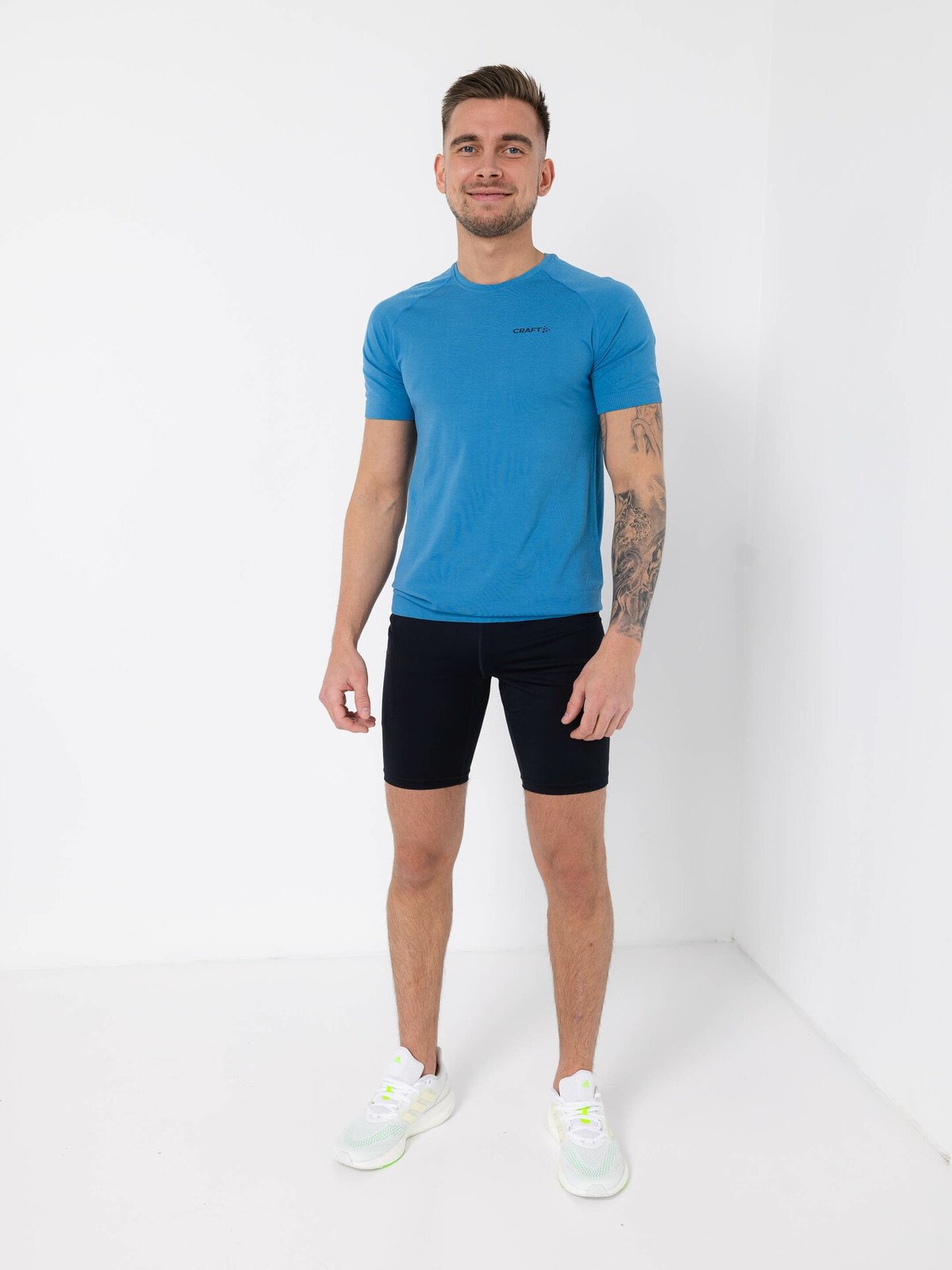 Craft Core Dry Active Comfort Short Sleeve M Blue