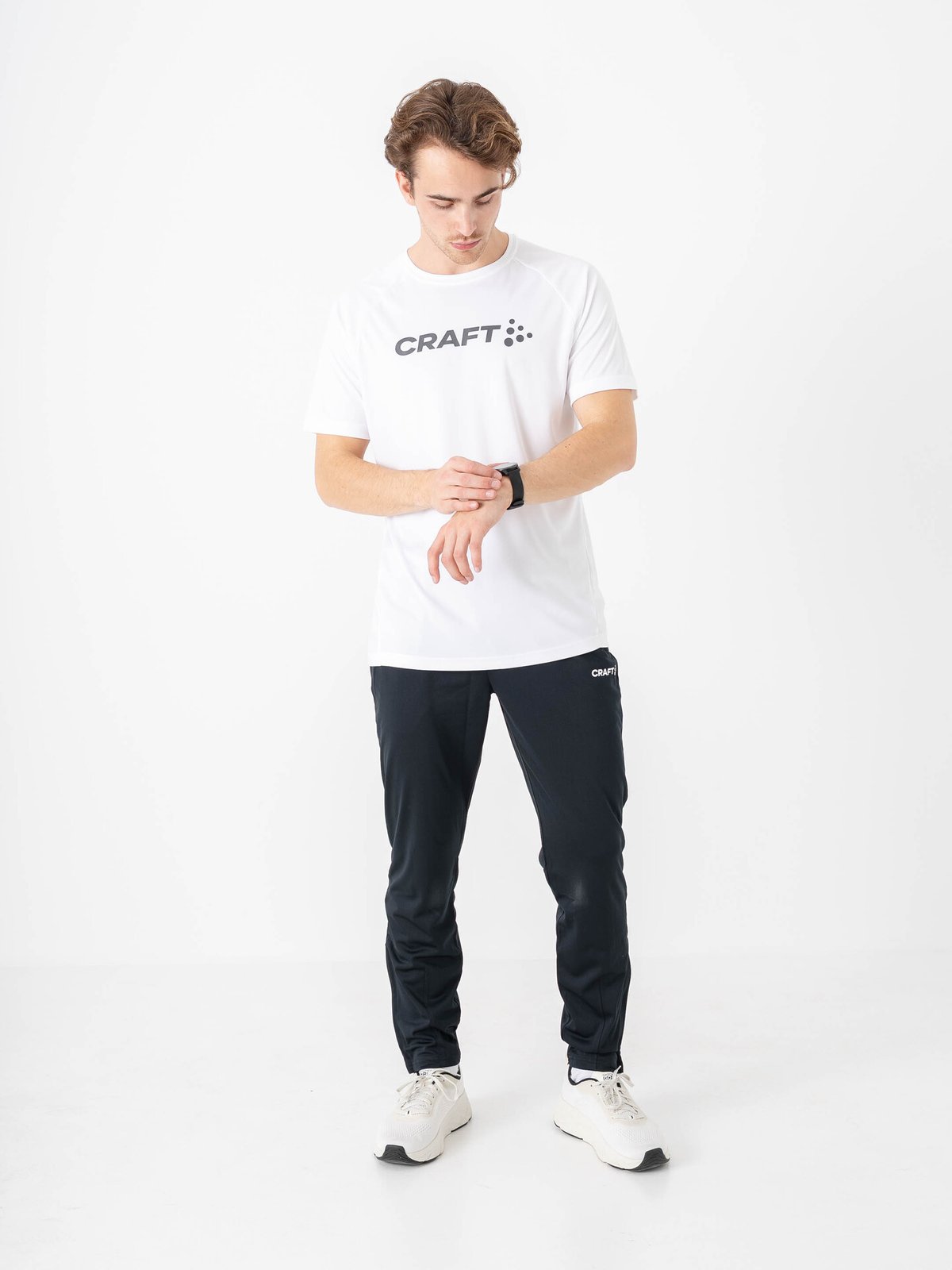 Craft Core Essence Logo Tee White / Granite