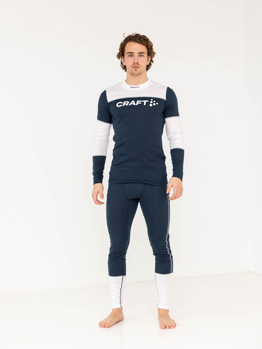 Craft NOR Baselayer Set Marine/Hvit