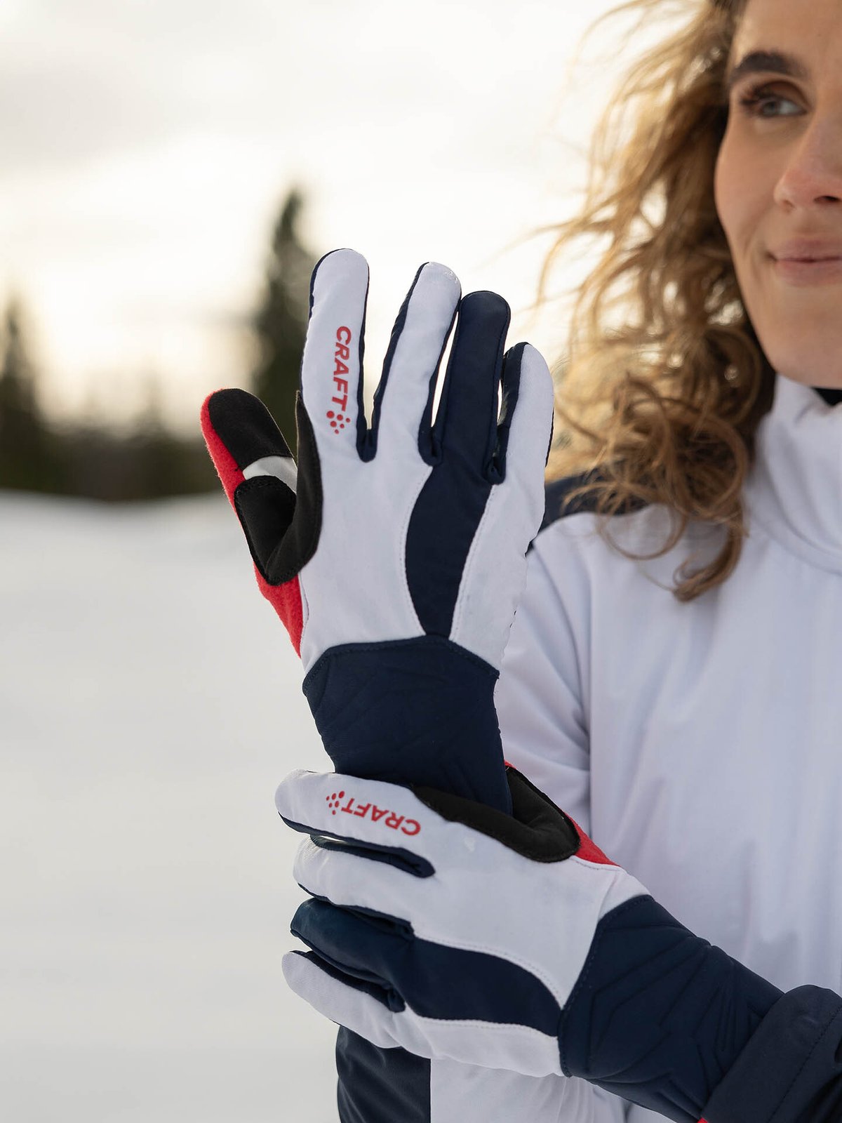 Craft Nor Pro Race Glove Blaze/White