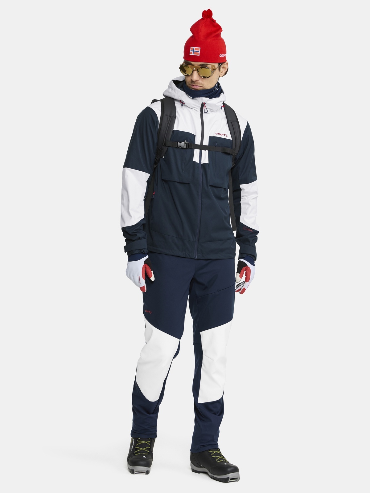 Craft Nor Advance Backcountry Jacket Blaze / White