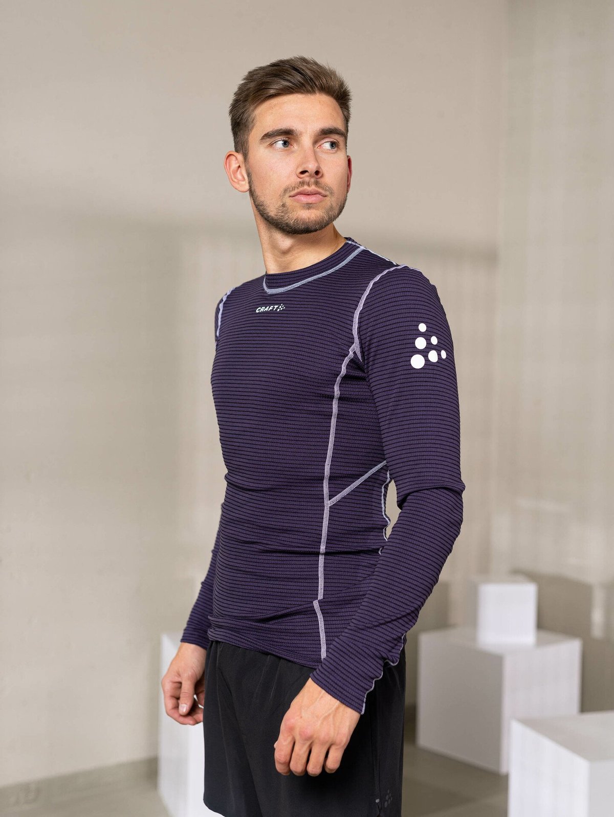 Craft NOR Pro Wool Extreme X Long Sleeve Blå