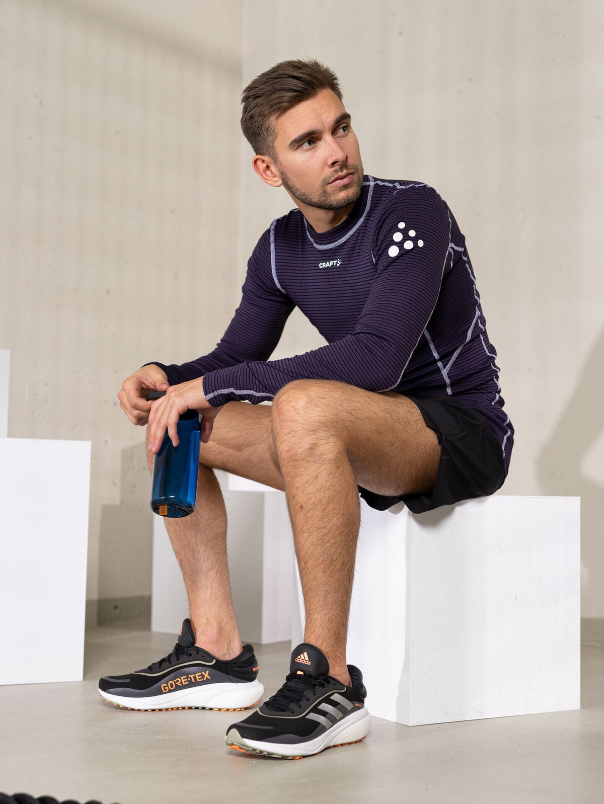 Craft NOR Pro Wool Extreme X Long Sleeve Blå