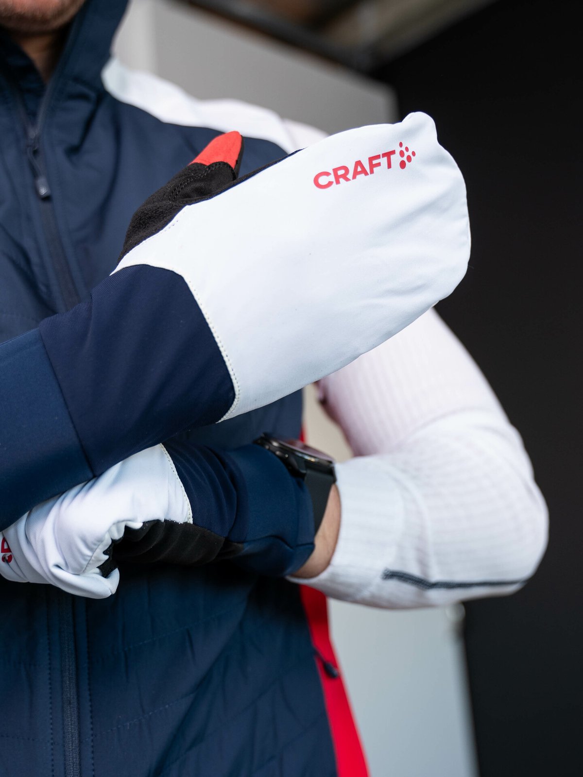 Craft NOR Advanced Speed Mitten Blaze/White