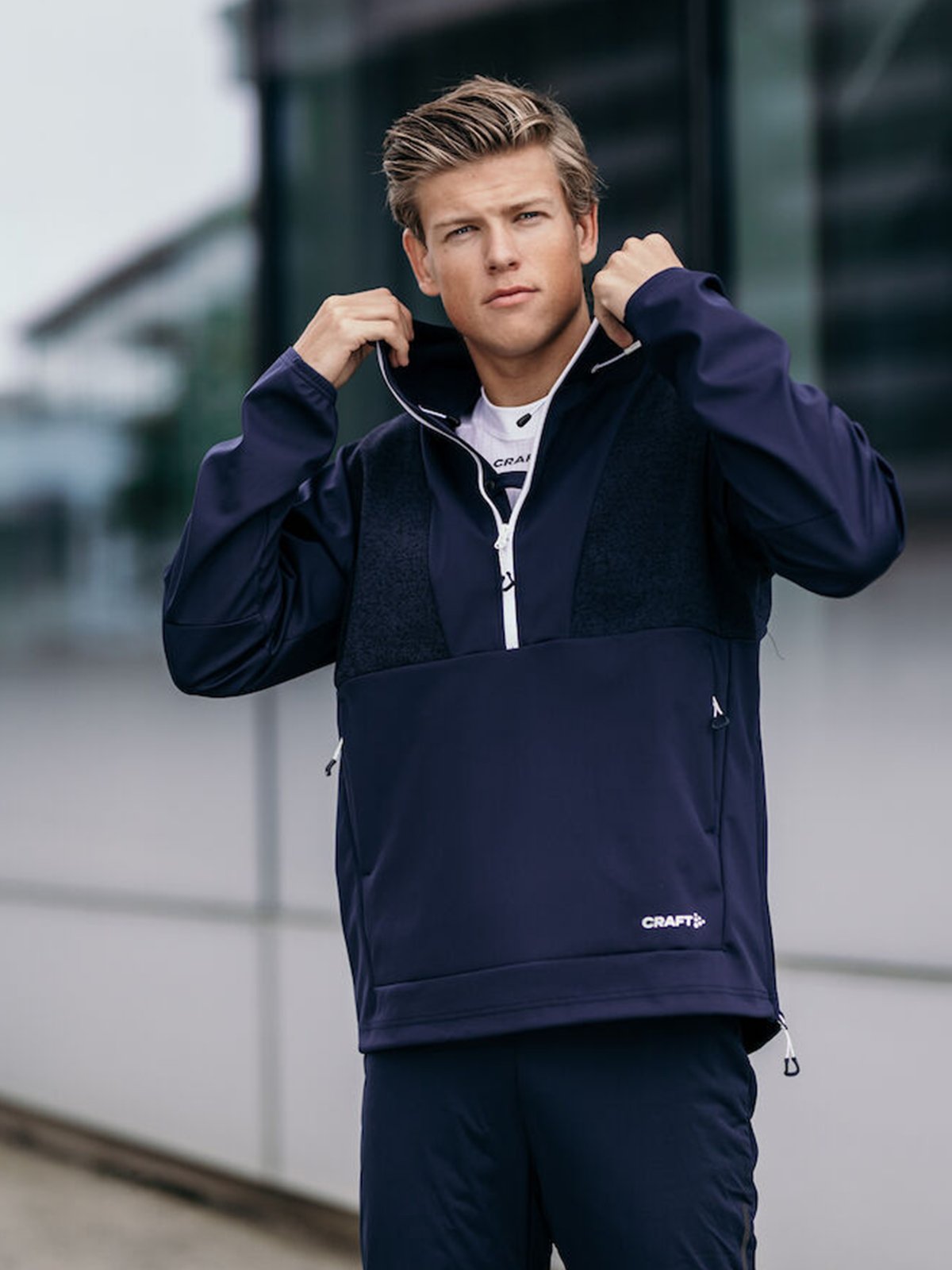 Craft Nor Advance Backcountry Anorak Blå