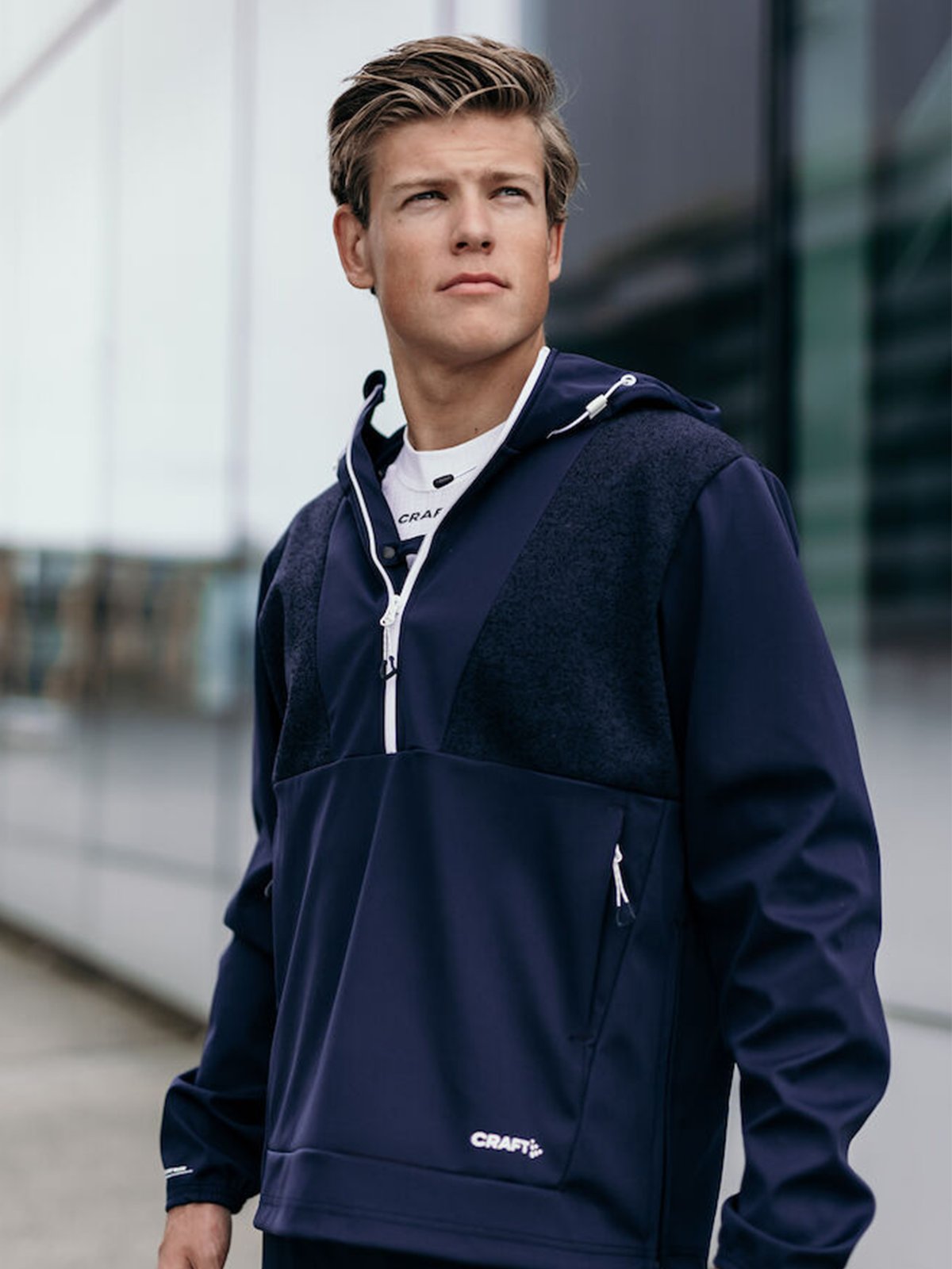 Craft Nor Advance Backcountry Anorak Blå