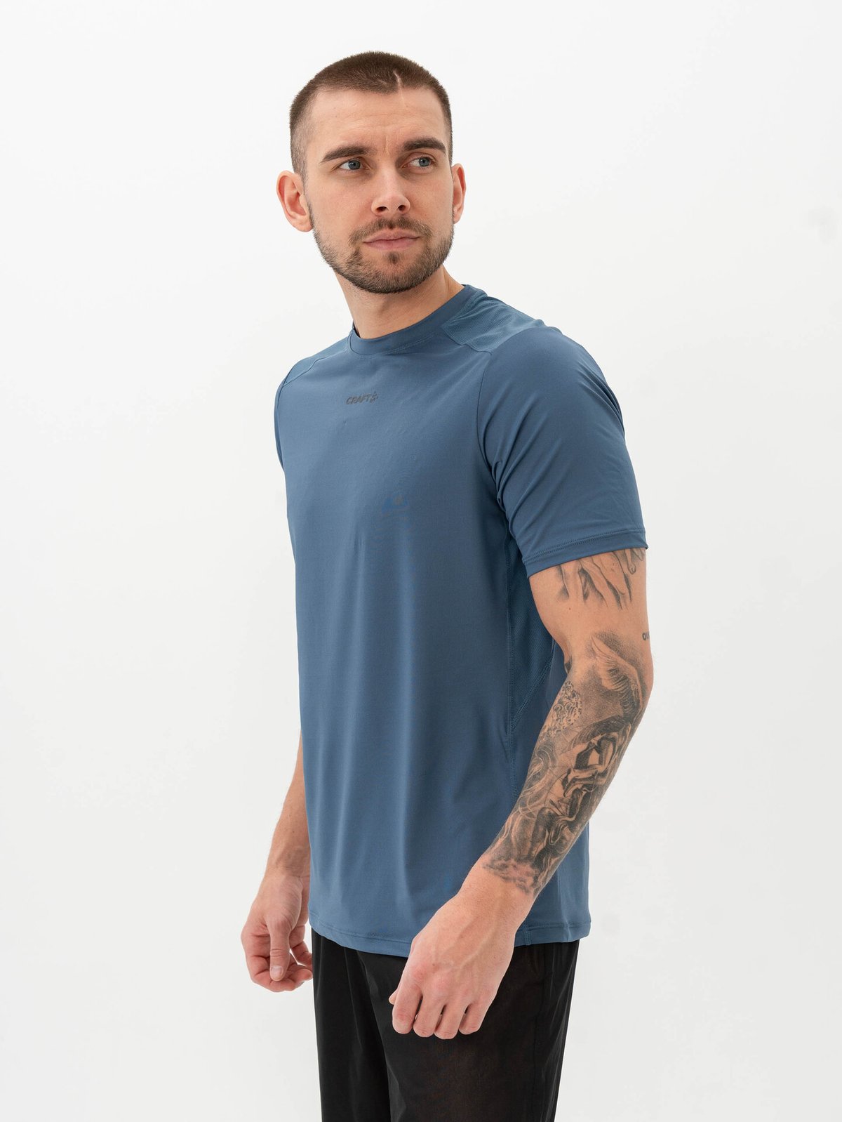 Craft Advance Essence Short Sleeve Tee 2 Blue
