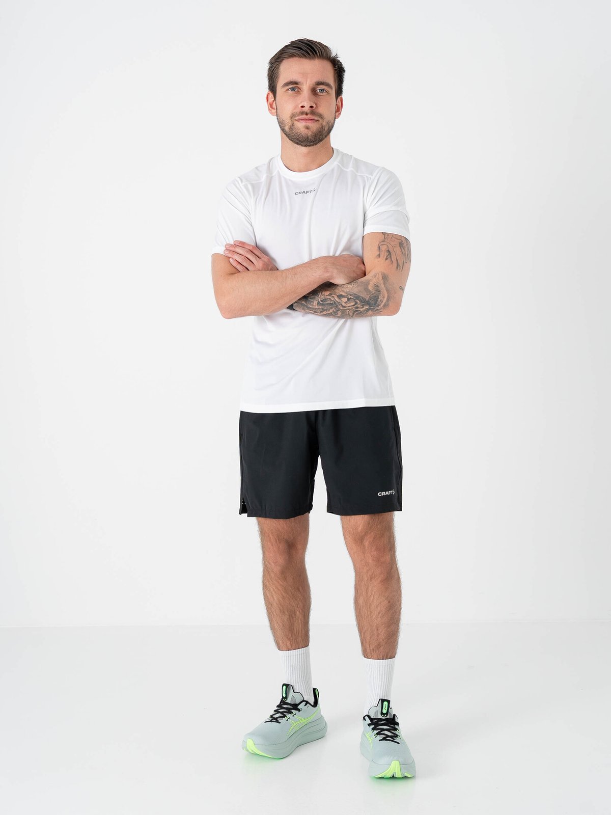 Craft Advance Essence Short Sleeve Tee 2 White