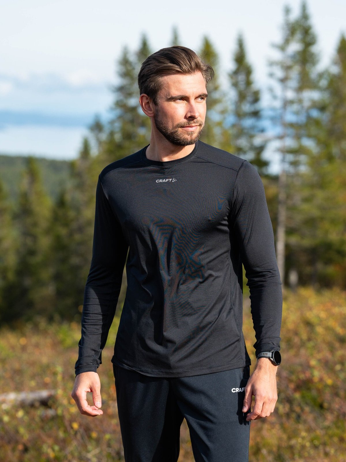 Craft Advance Essence Long Sleeve Tee 2 Black