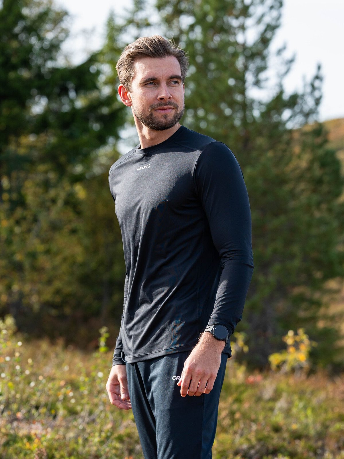 Craft Advance Essence Long Sleeve Tee 2 Black