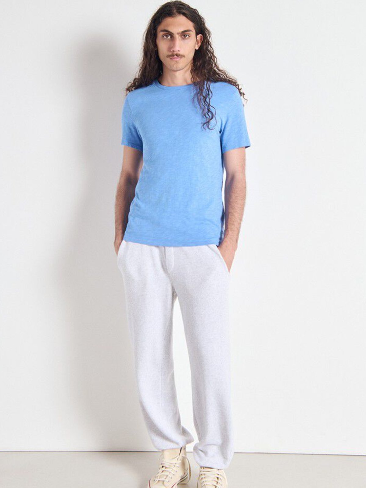 American Vintage Atubay-B Pants Arctic Melange