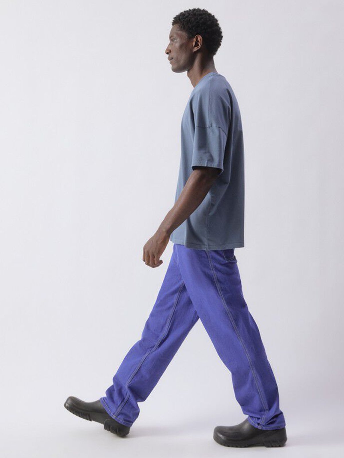 American Vintage Fizvalley Loose T-Shirt Vintage Storm