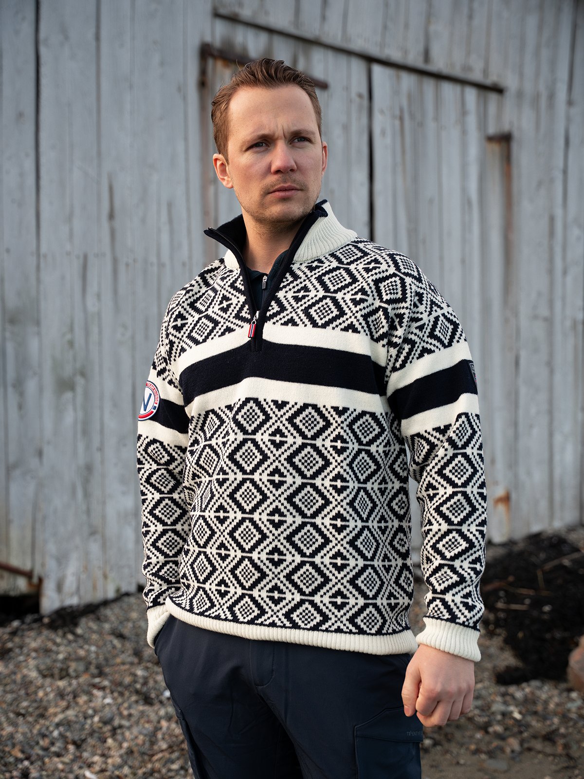 Dale Of Norway Cortina 2026 Masc. Sweater Navy Offwhite