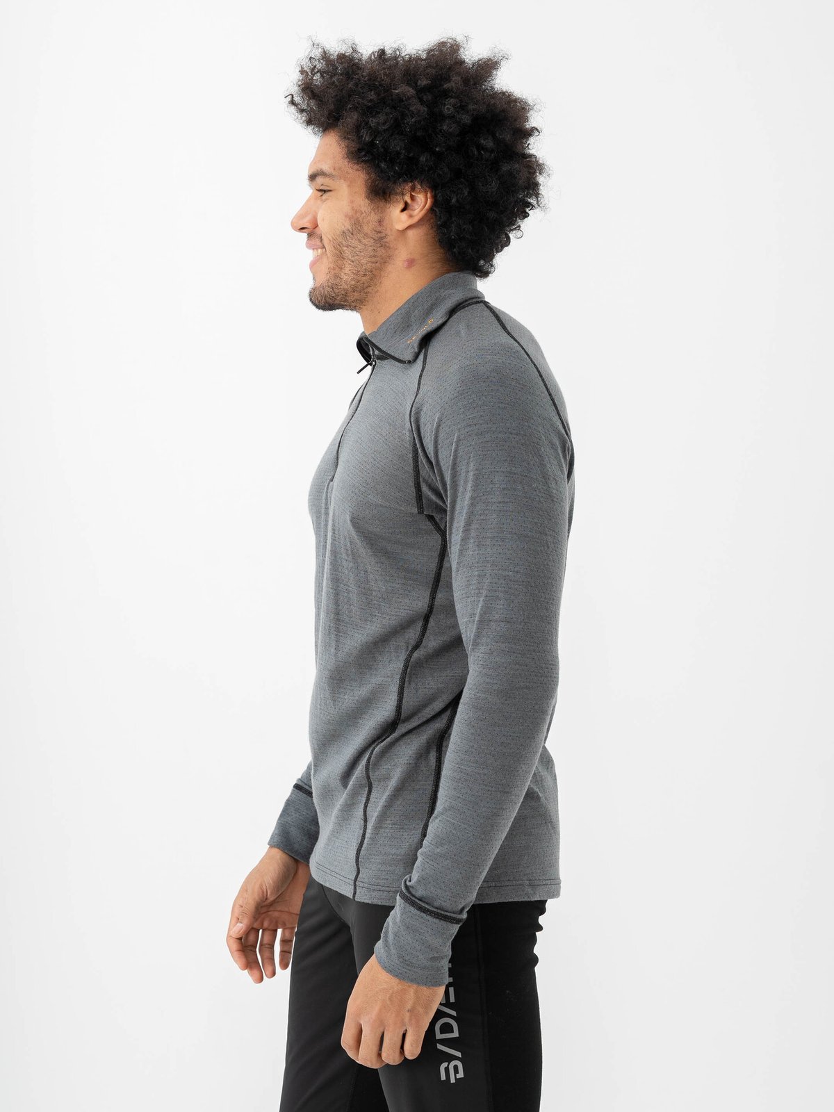 Devold Duo Active Merino 205 Z.Neck Man Grå