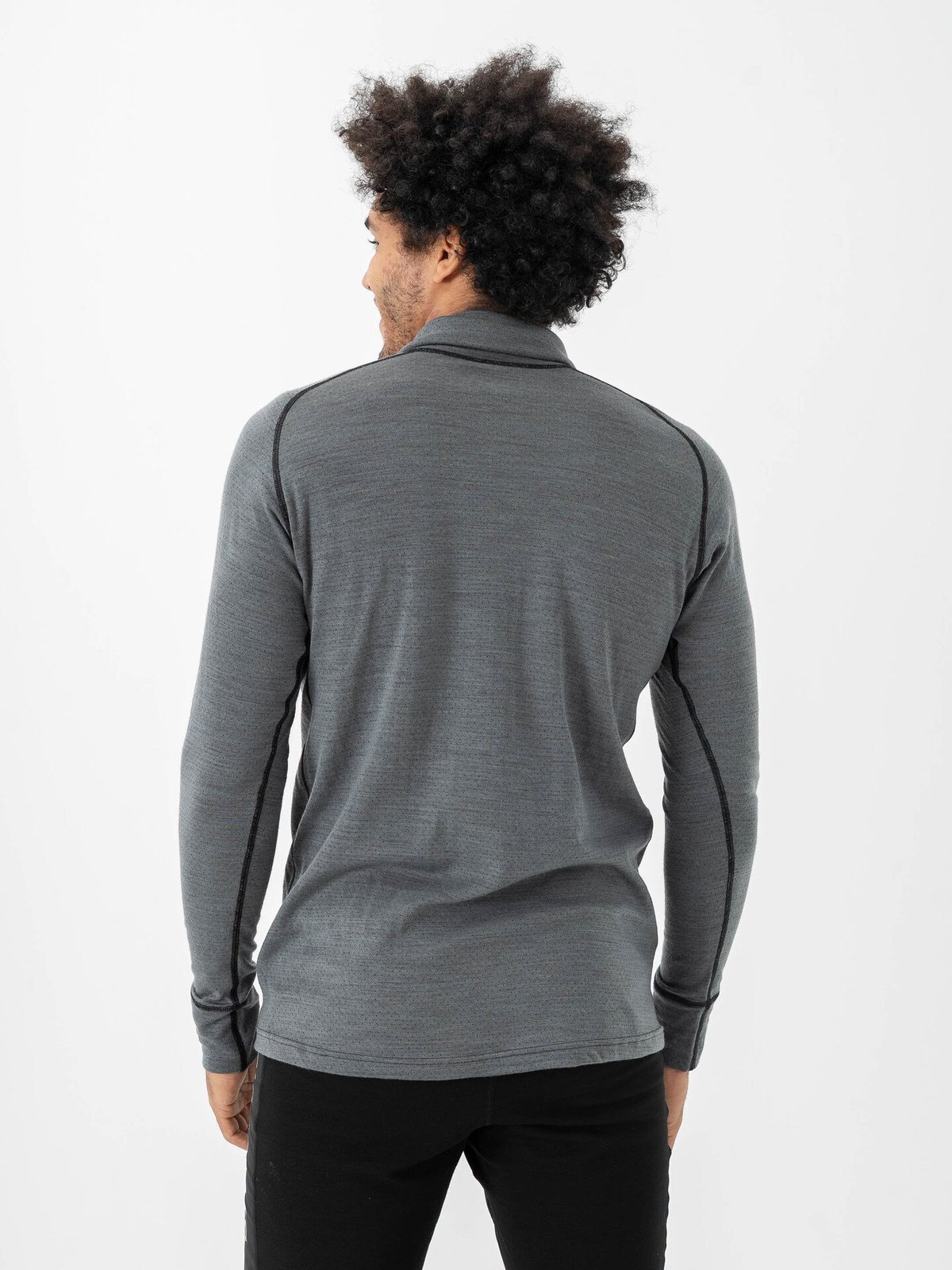 Devold Duo Active Merino 205 Z.Neck Man Grå