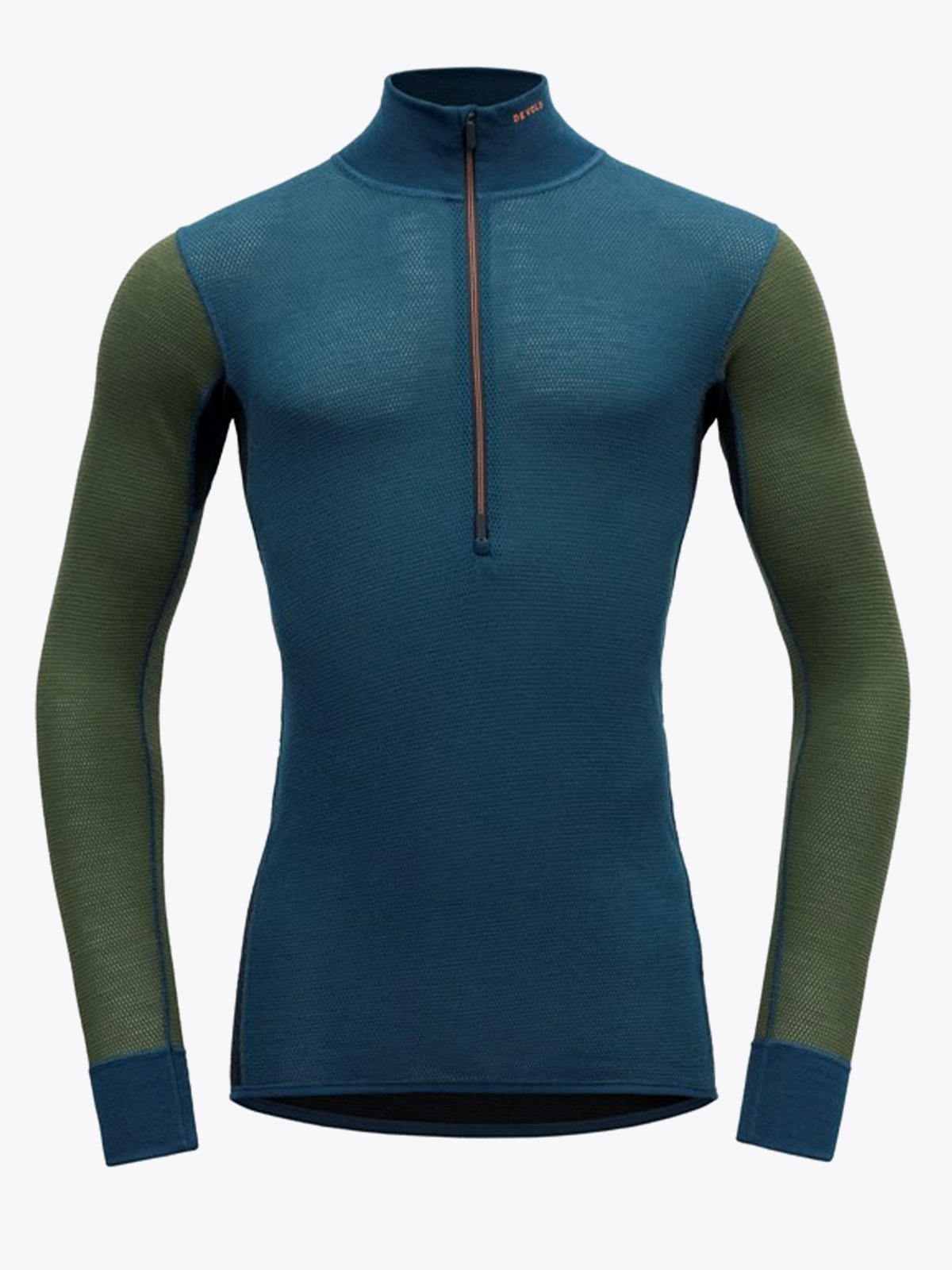 Devold Wool Mesh 190 Zip Neck Man Flood