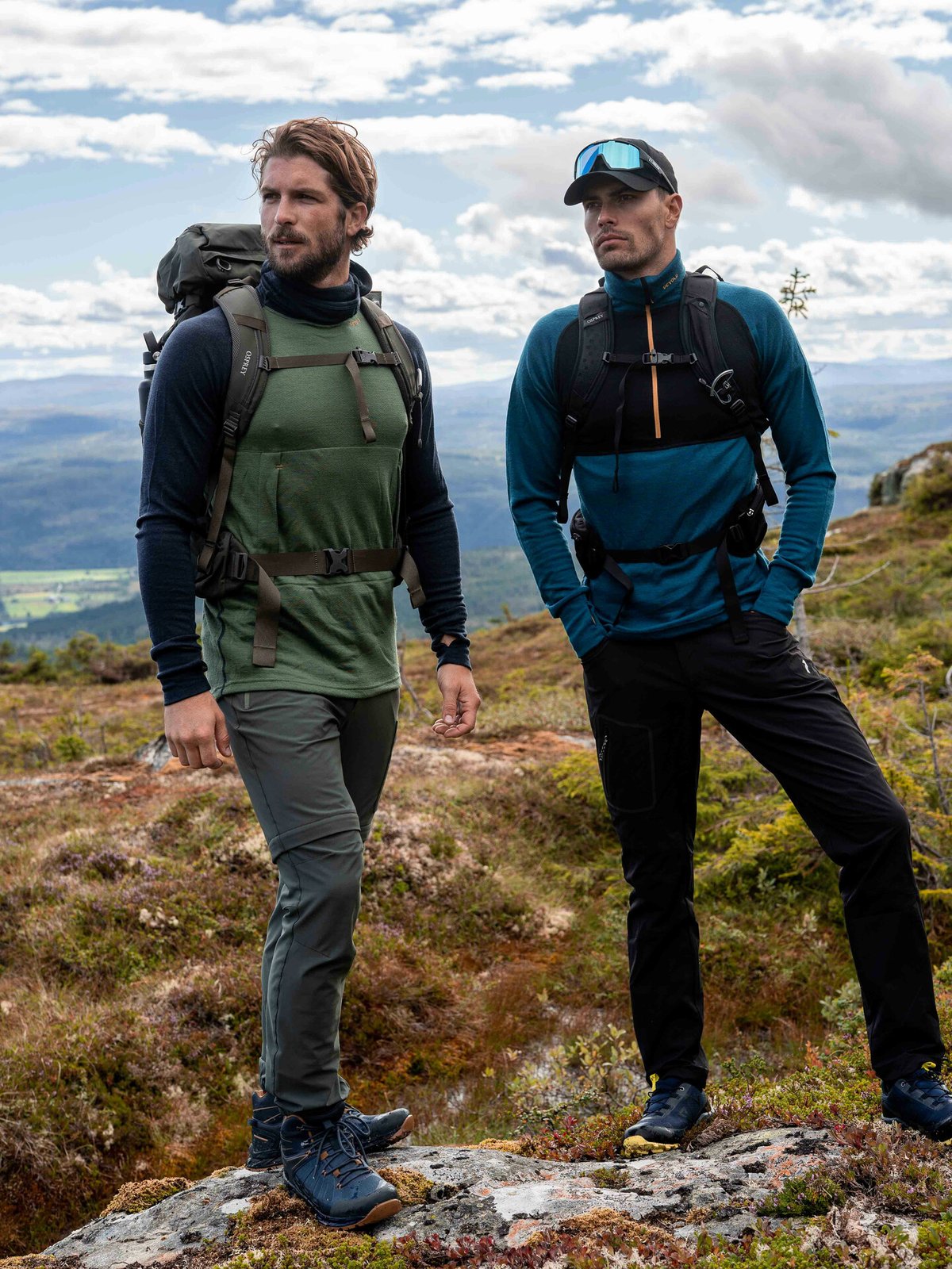 Devold Expedition Arctic 235 Hoodie Man Forest Ink