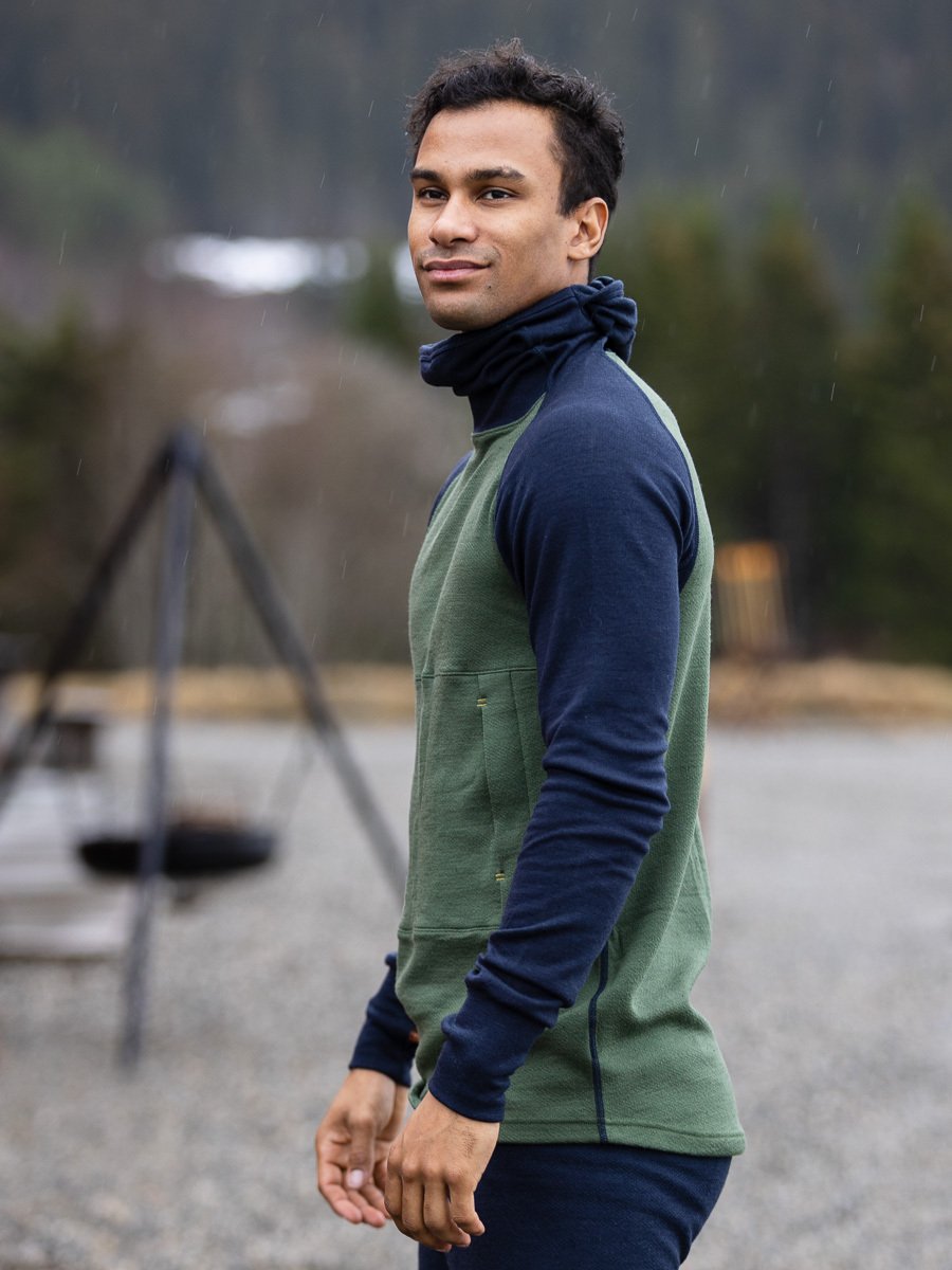 Devold Expedition Arctic 235 Hoodie Man Forest Ink