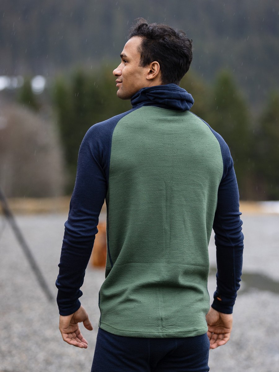 Devold Expedition Arctic 235 Hoodie Man Forest Ink