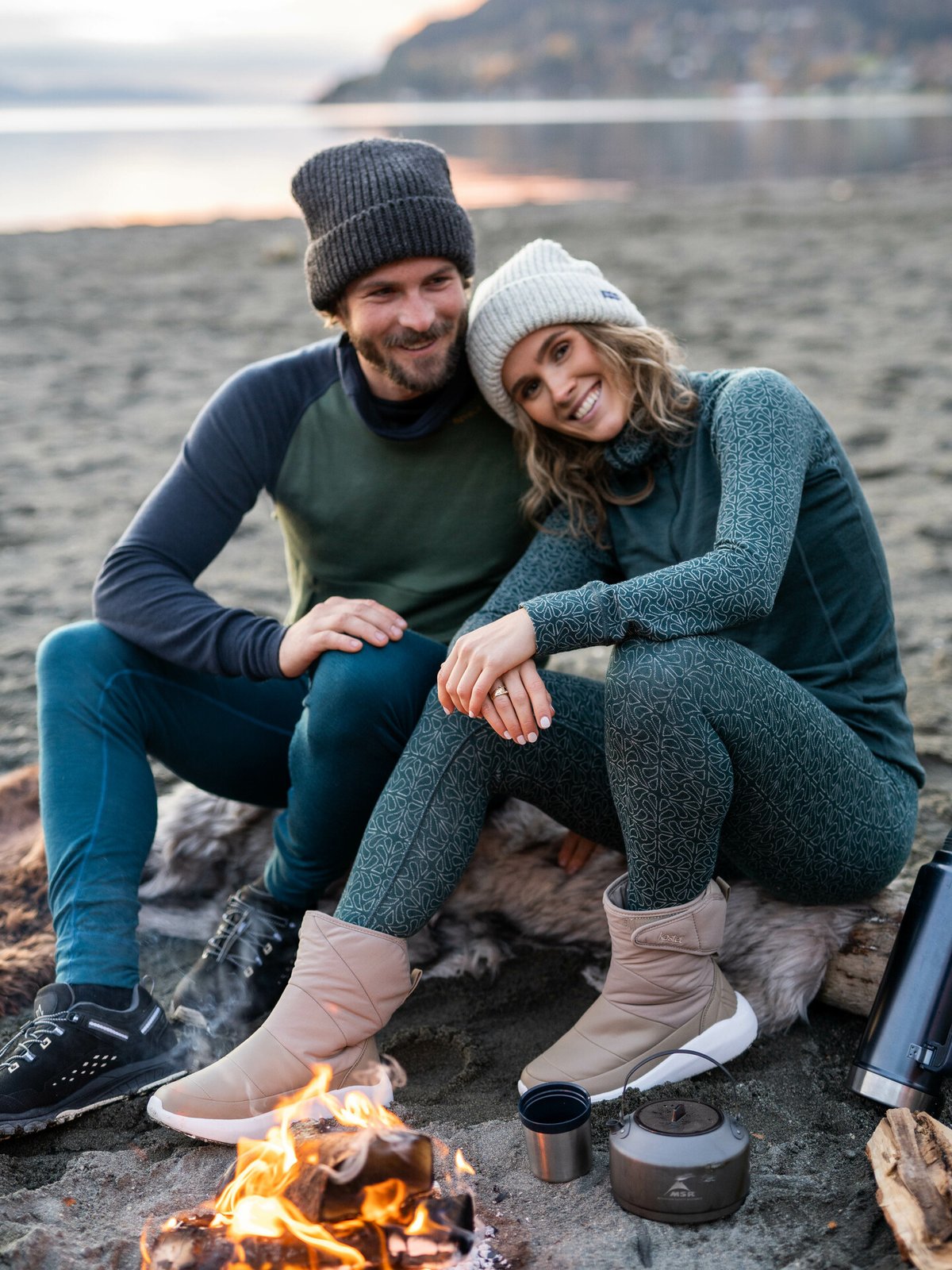 Devold Expedition Arctic 235 Hoodie Man Forest Ink