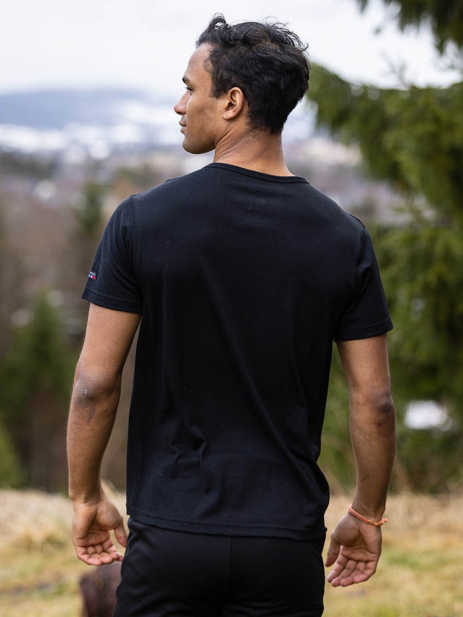 Devold Breeze Merino 150 T-Shirt Man Black