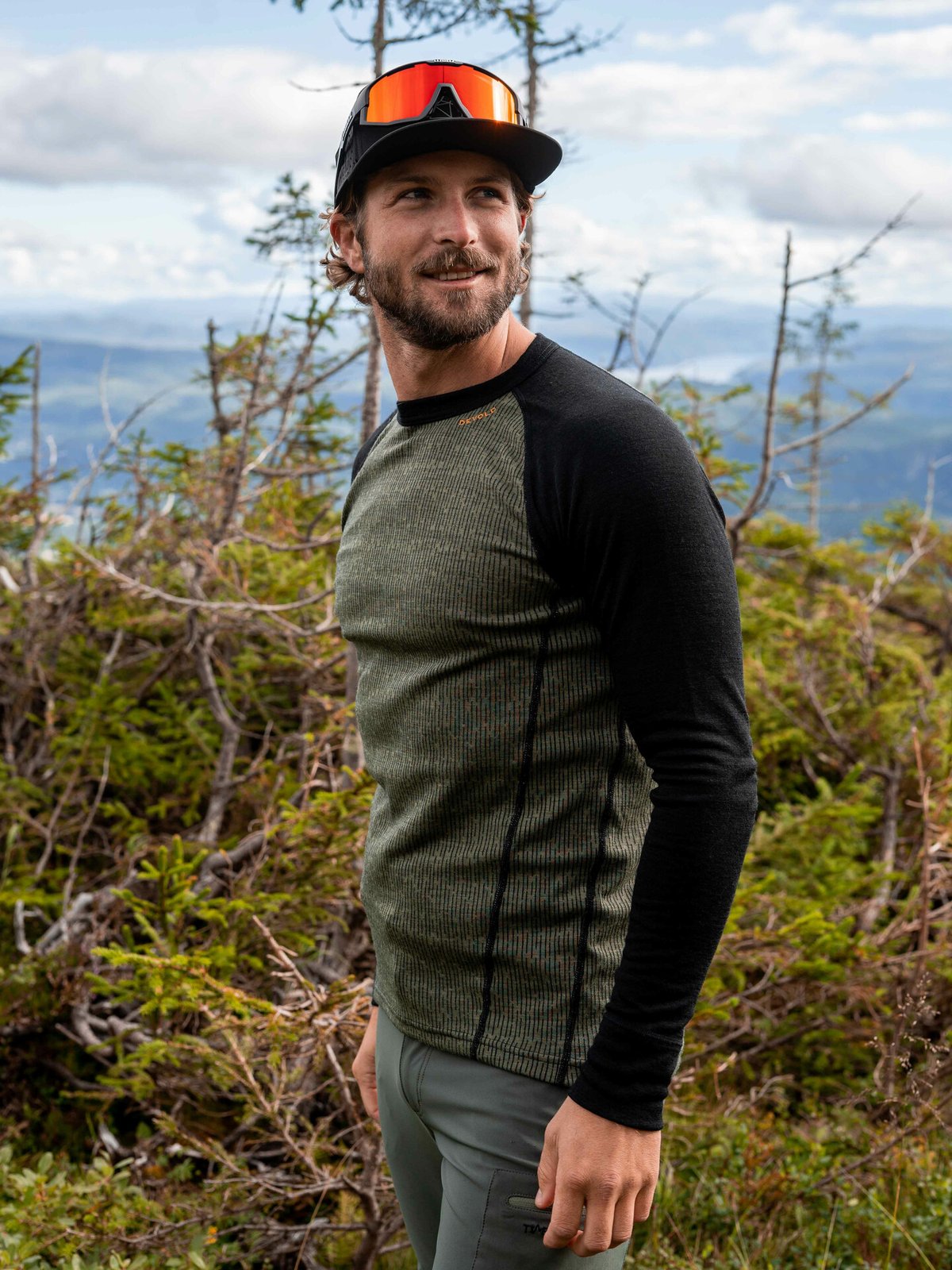 Devold Duo Active Merino 210 Shirt Man Lichen/Caviar