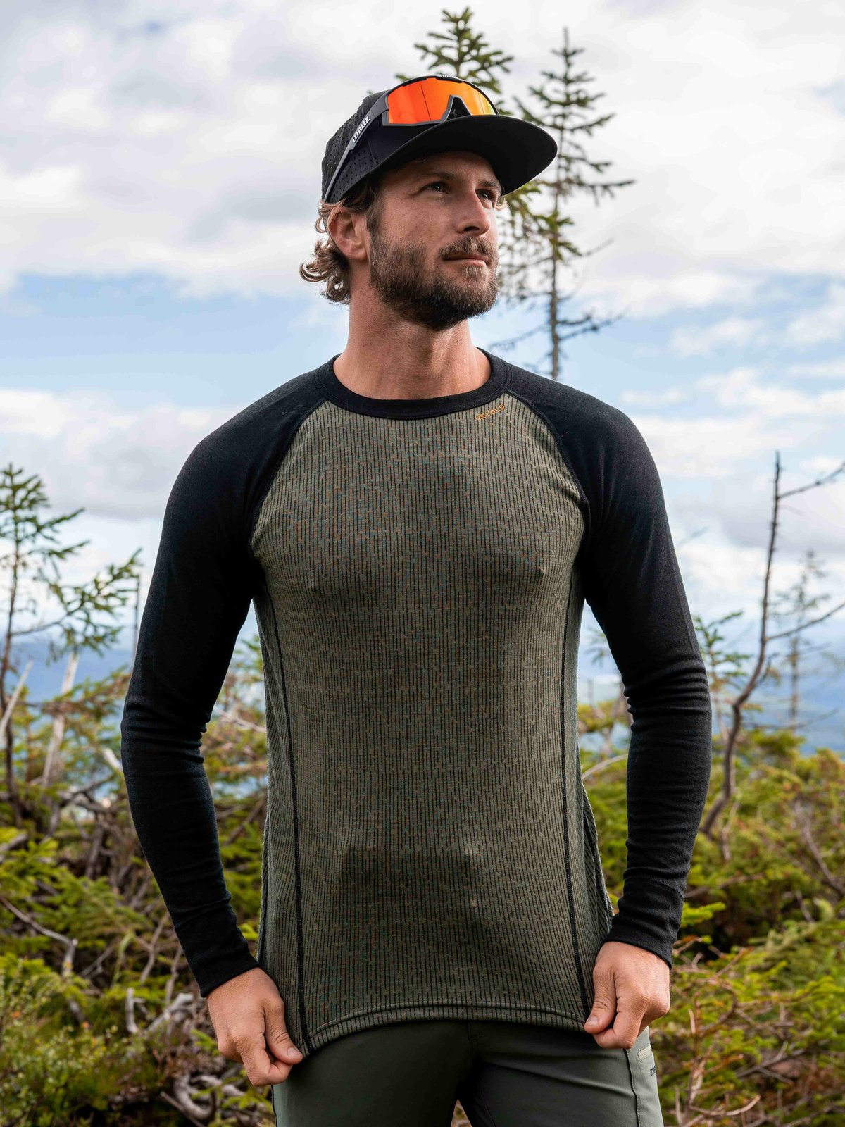 Devold Duo Active Merino 210 Shirt Man Lichen/Caviar
