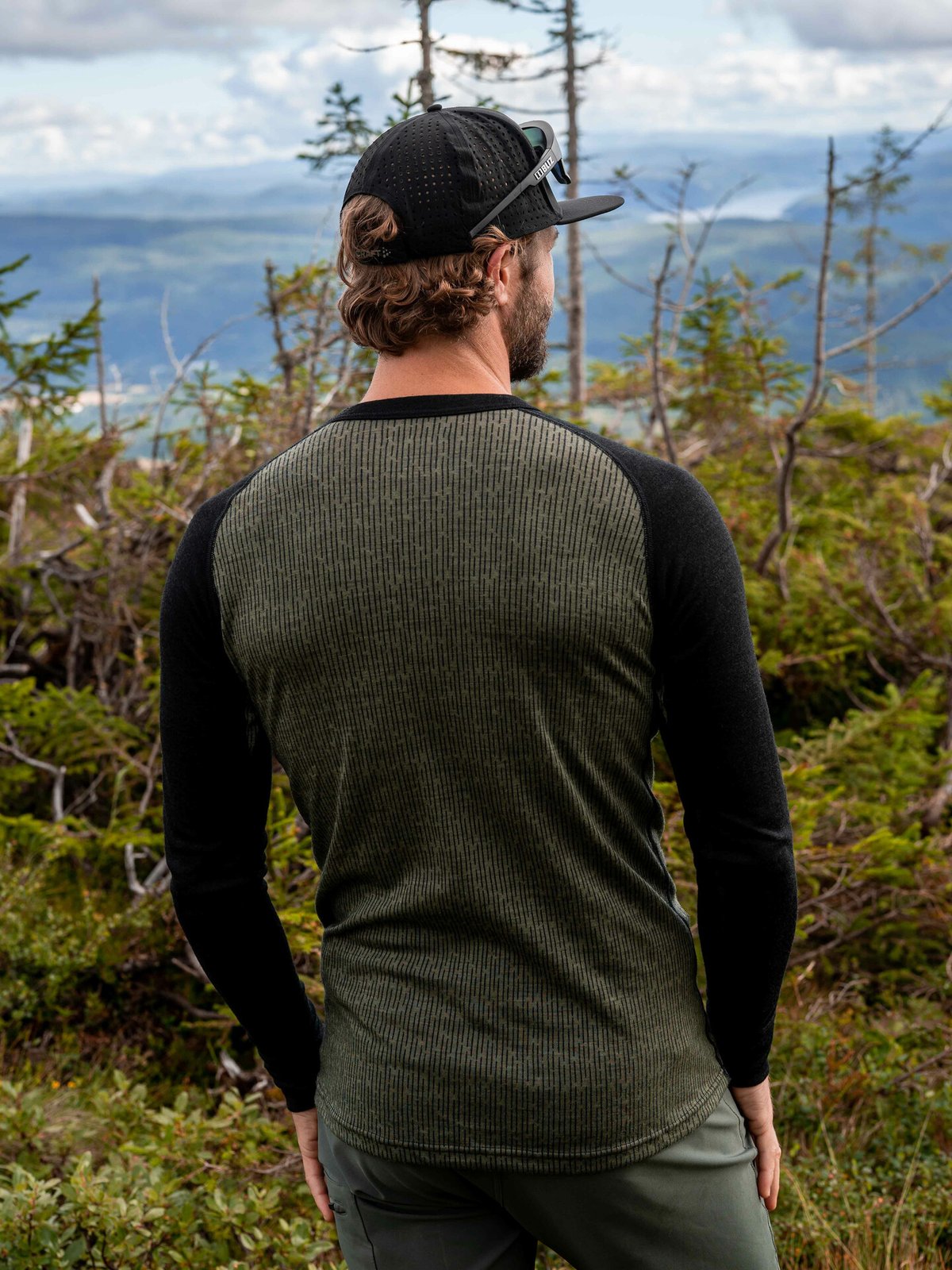 Devold Duo Active Merino 210 Shirt Man Lichen/Caviar