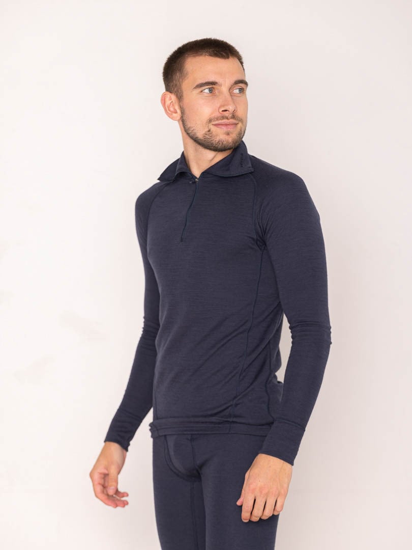 Devold Duo Active Merino 205 Zip Neck Man Ink