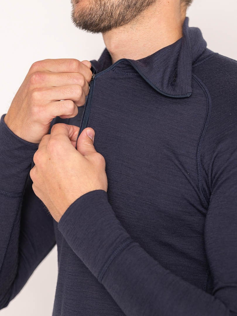 Devold Duo Active Merino 205 Zip Neck Man Ink