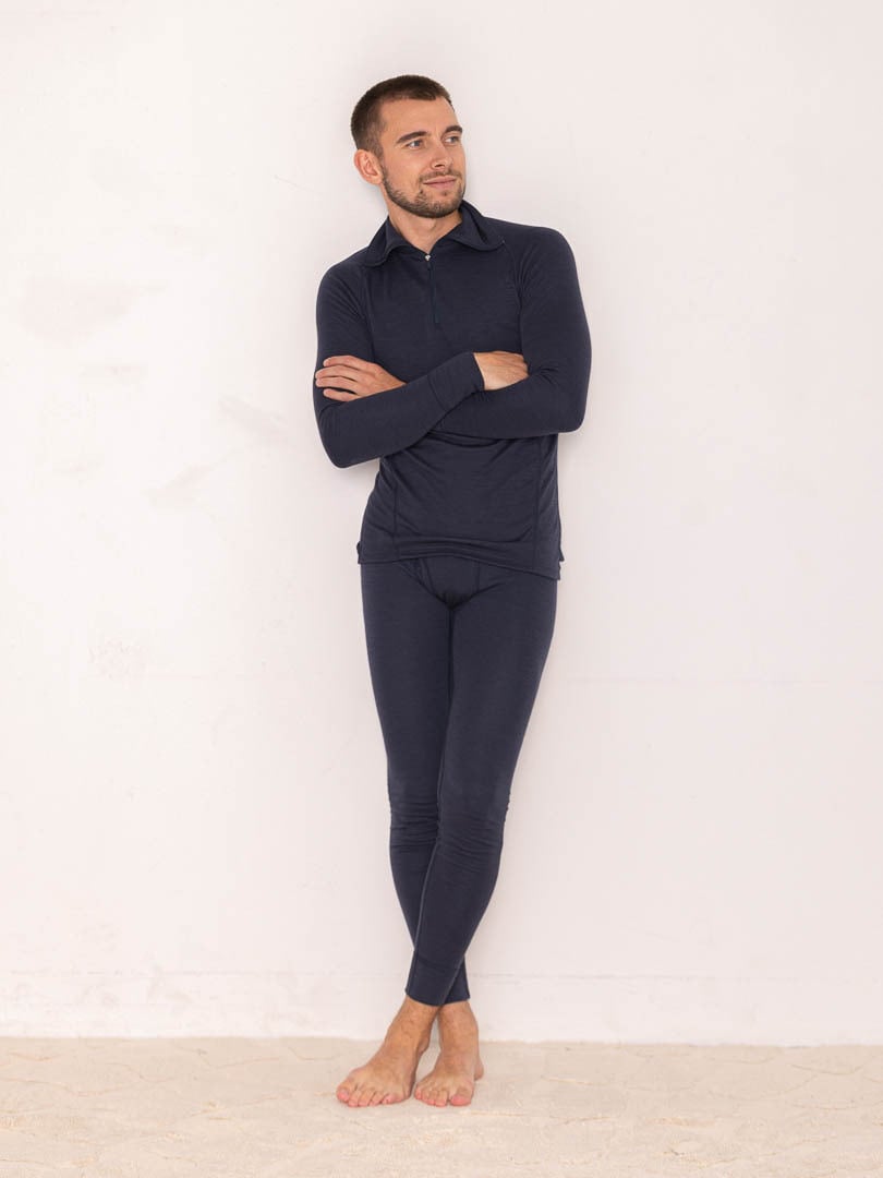 Devold Duo Active Merino 205 Zip Neck Man Ink