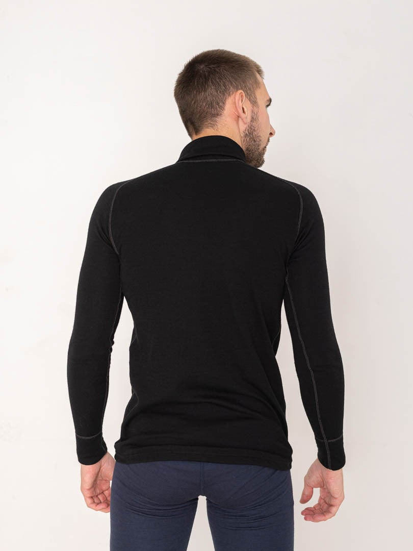 Devold Duo Active Merino 205 Zip Neck Man Black