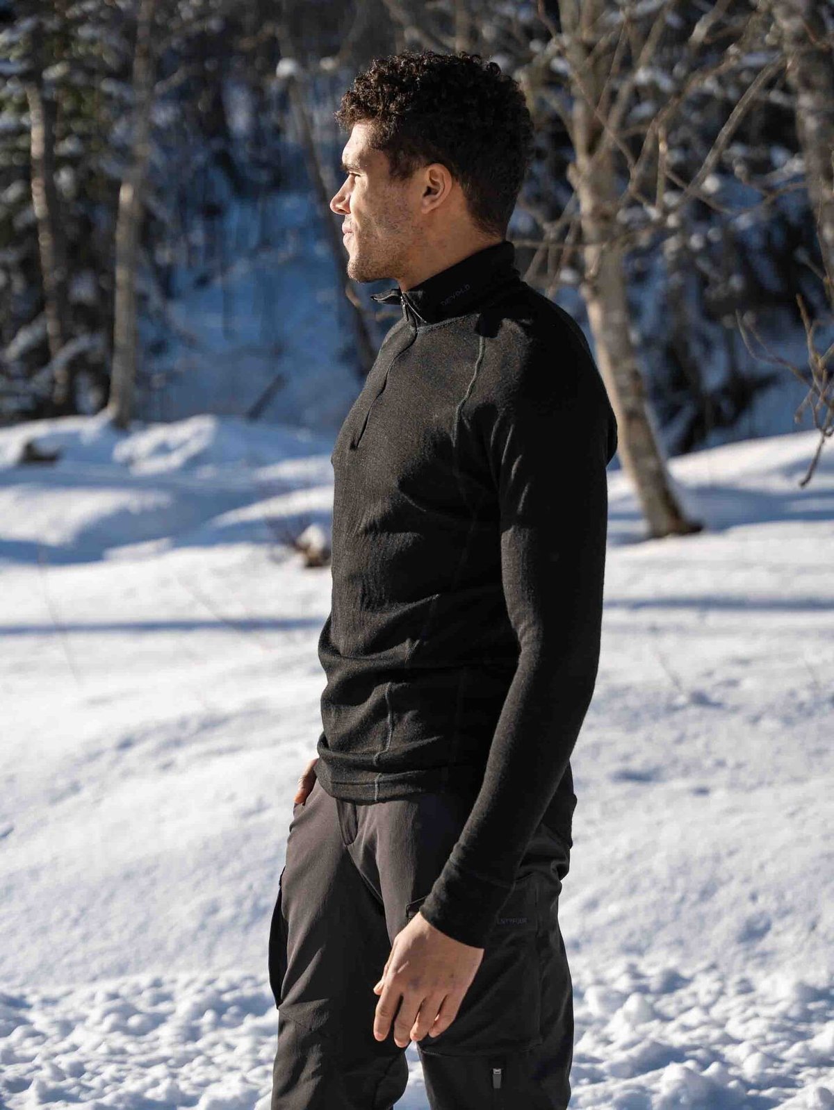 Devold Duo Active Merino 205 Zip Neck Man Black