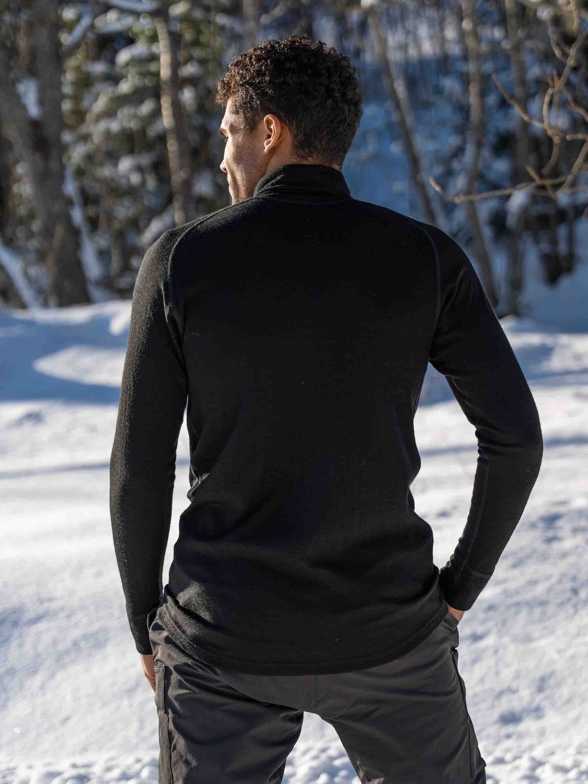 Devold Duo Active Merino 205 Zip Neck Man Black