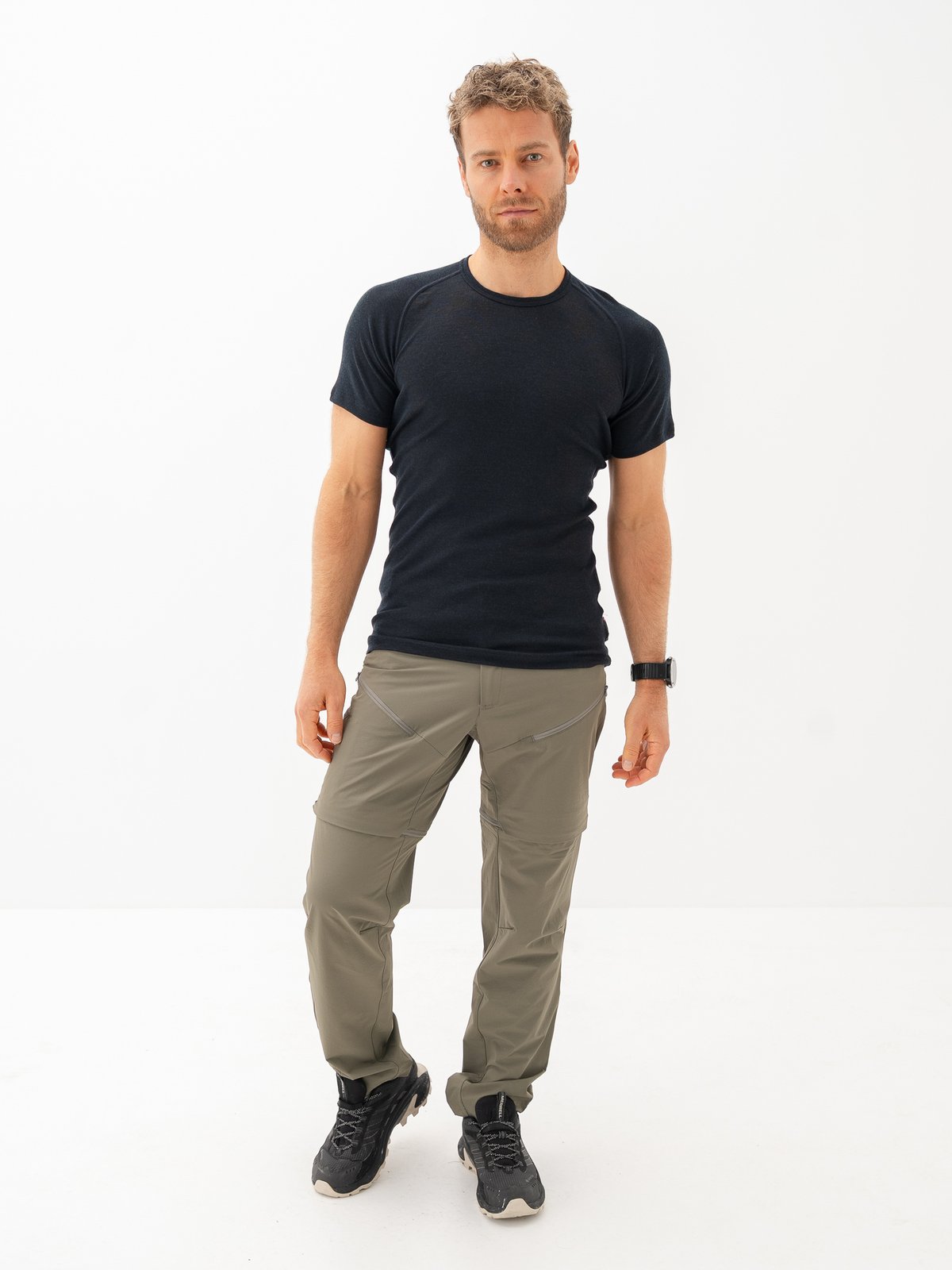 Devold Lauparen Merino 190 Base Tee Man Blå