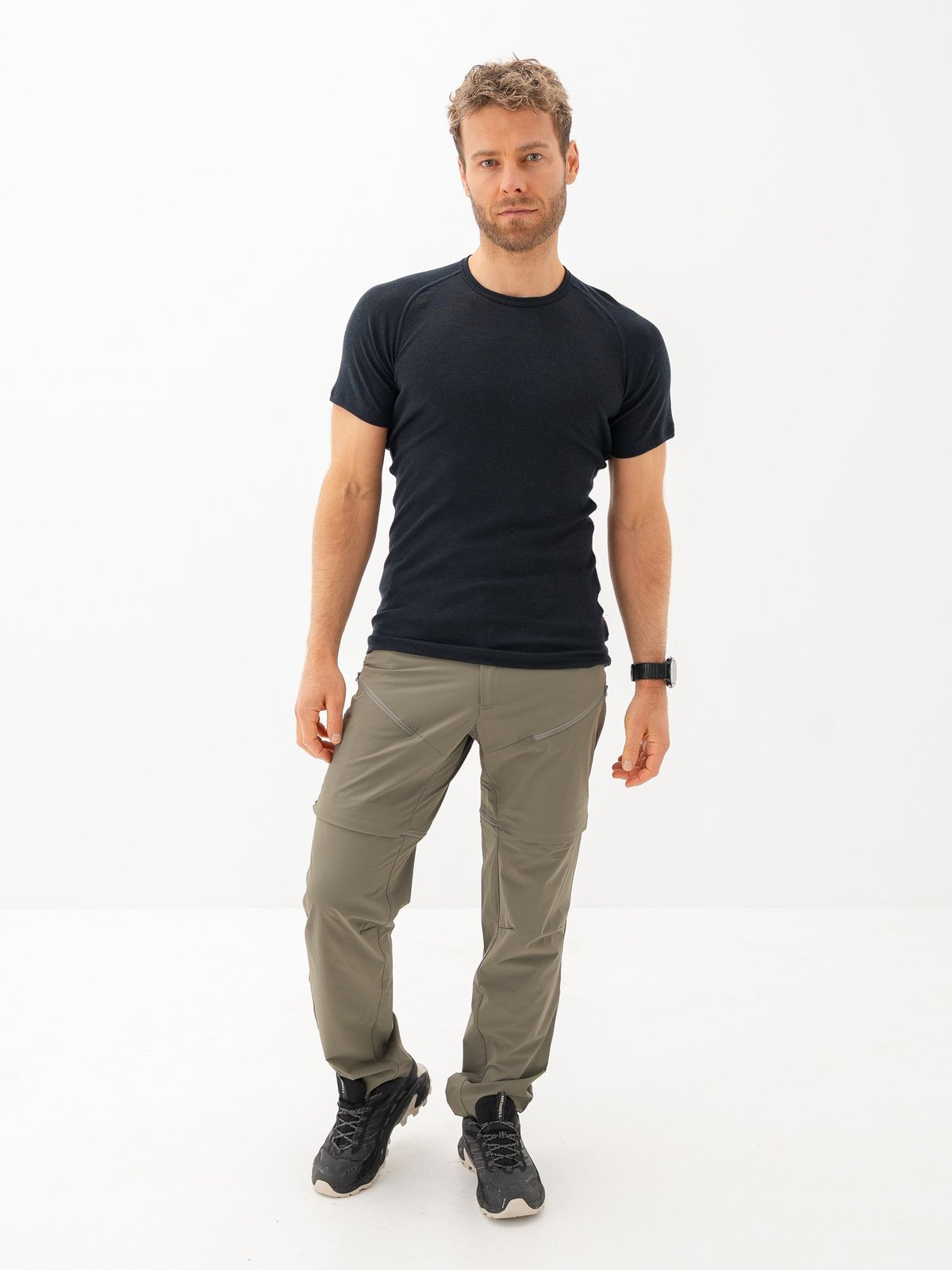 Devold Lauparen Merino 190 Base Tee Man Blå