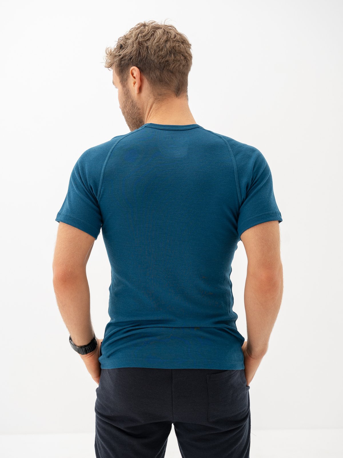 Devold Lauparen Merino 190 Base Tee Man Flood