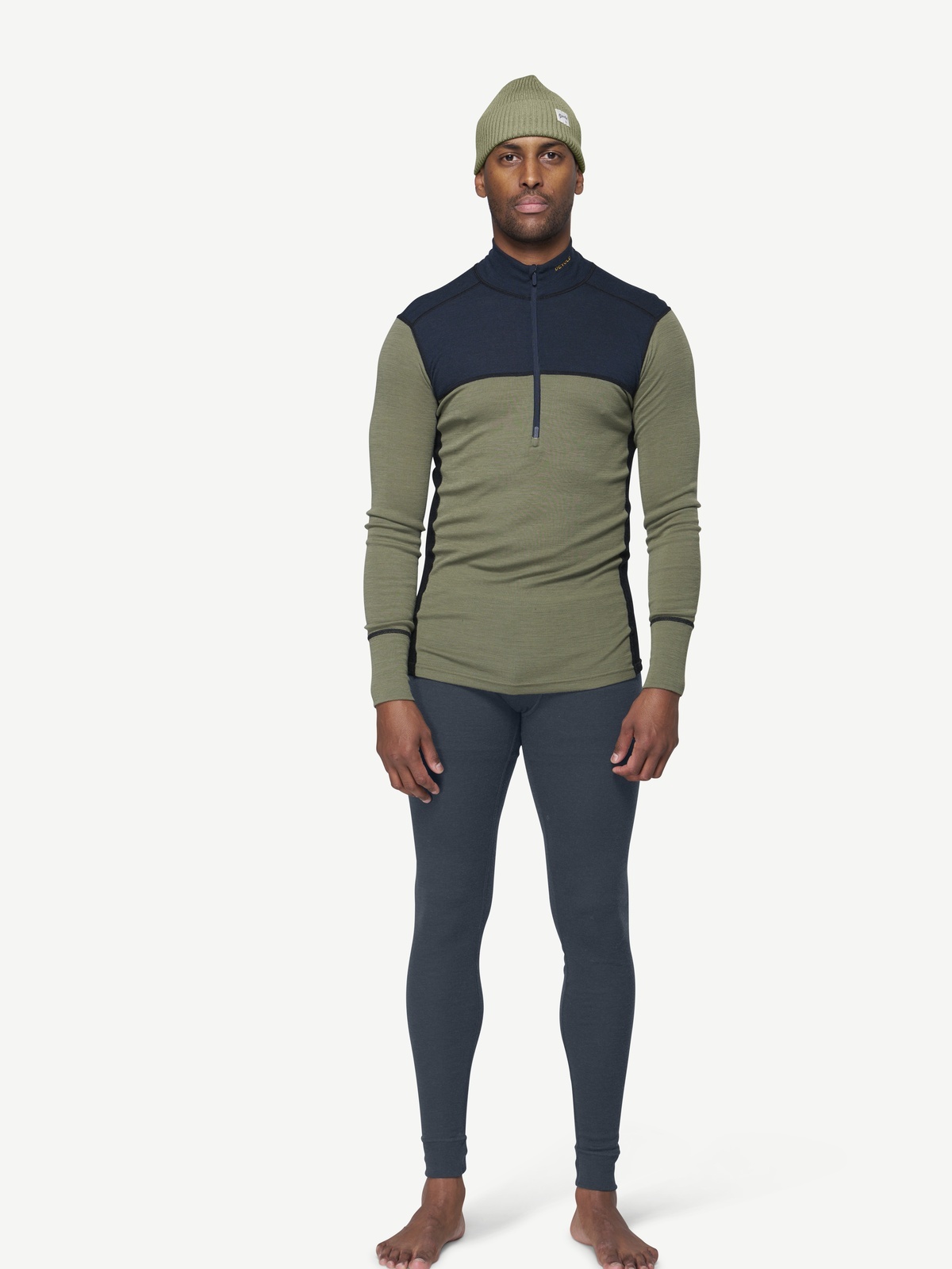 Devold Lauparen Merino 190 Zip Neck Man Flerfarget
