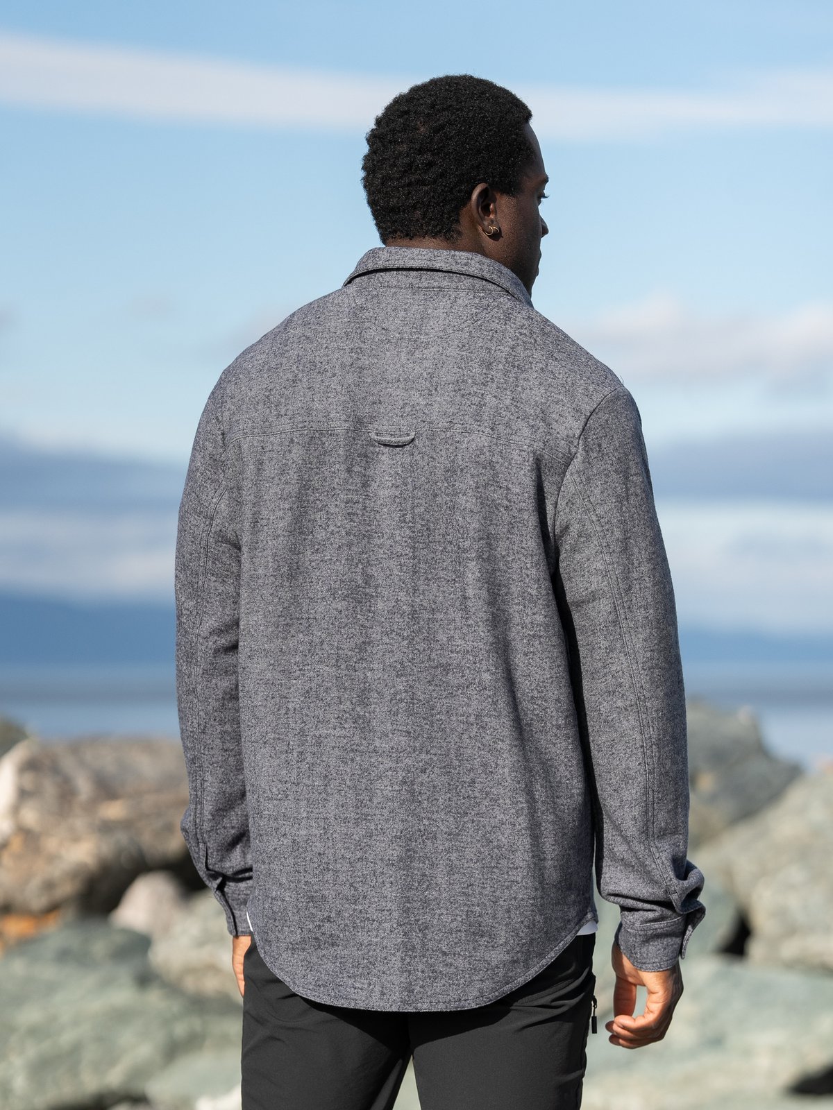 Devold Merino Overshirt Ink Melange