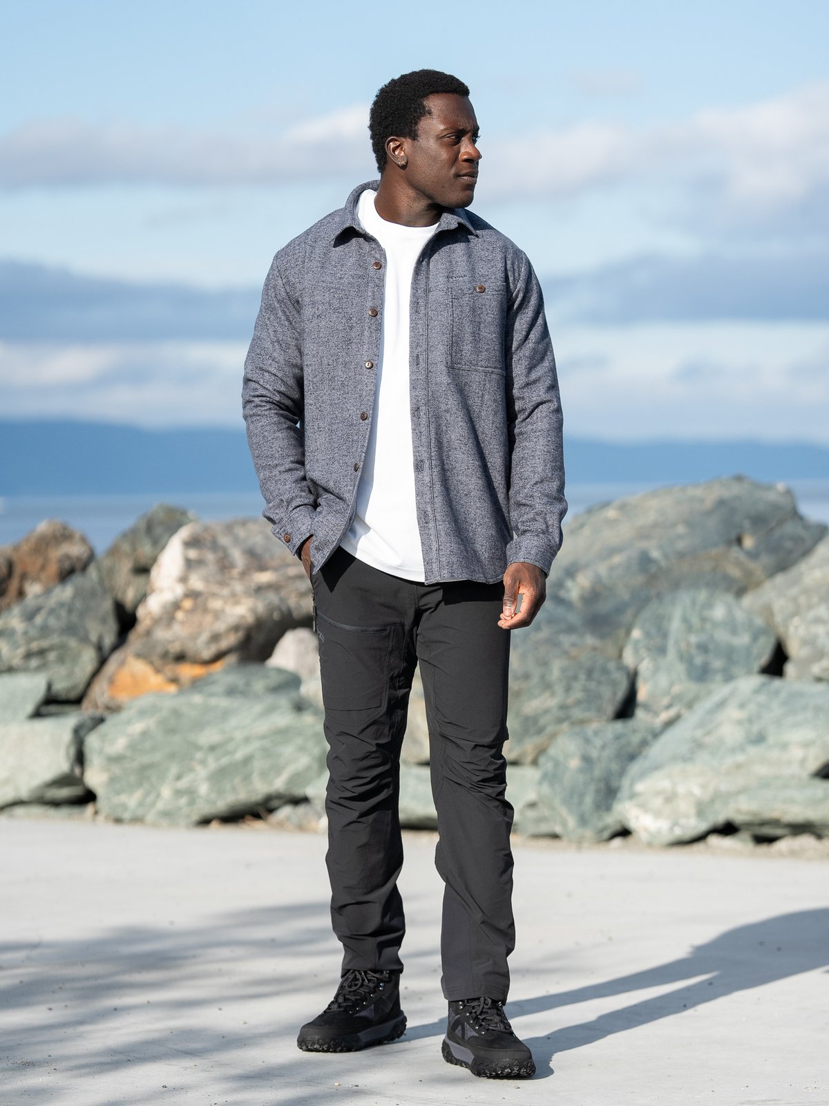 Devold Merino Overshirt Ink Melange