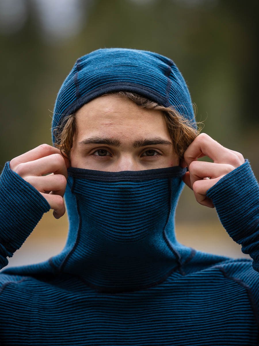 Devold Tuvegga Merino Hoodie Man Flood