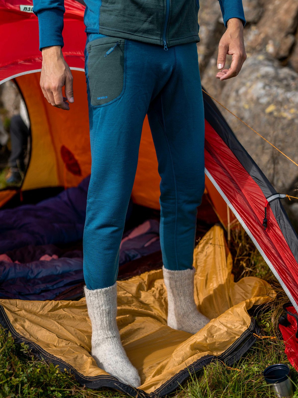 Devold Nibba Merino Pants Man Flood